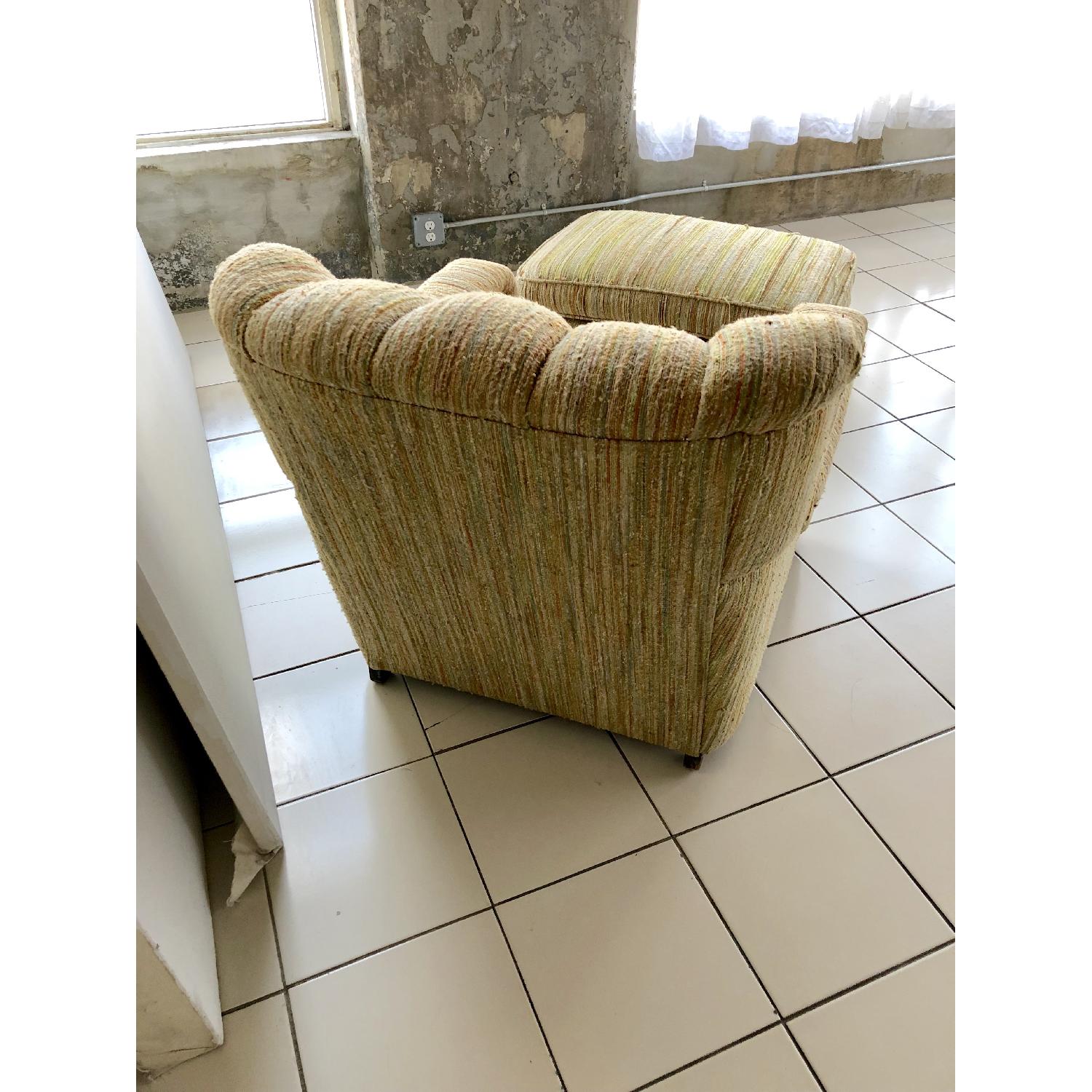 Vintage Mid Century Clamshell Armchair - image-3
