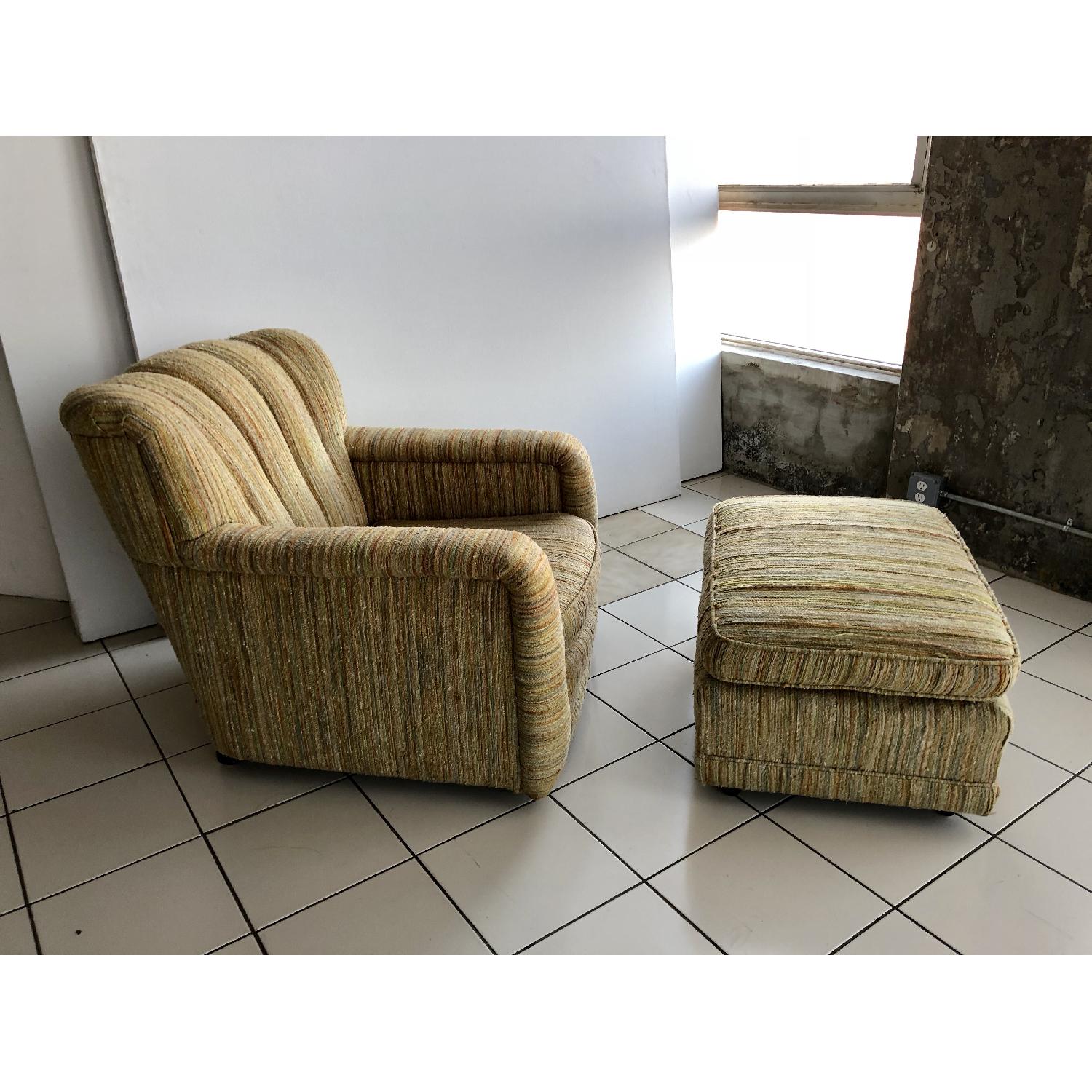 Vintage Mid Century Clamshell Armchair - image-4