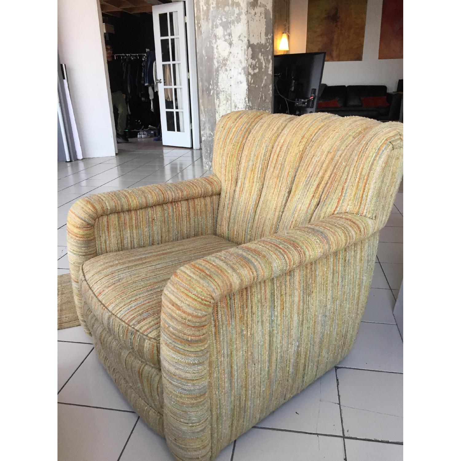 Vintage Mid Century Clamshell Armchair - image-6