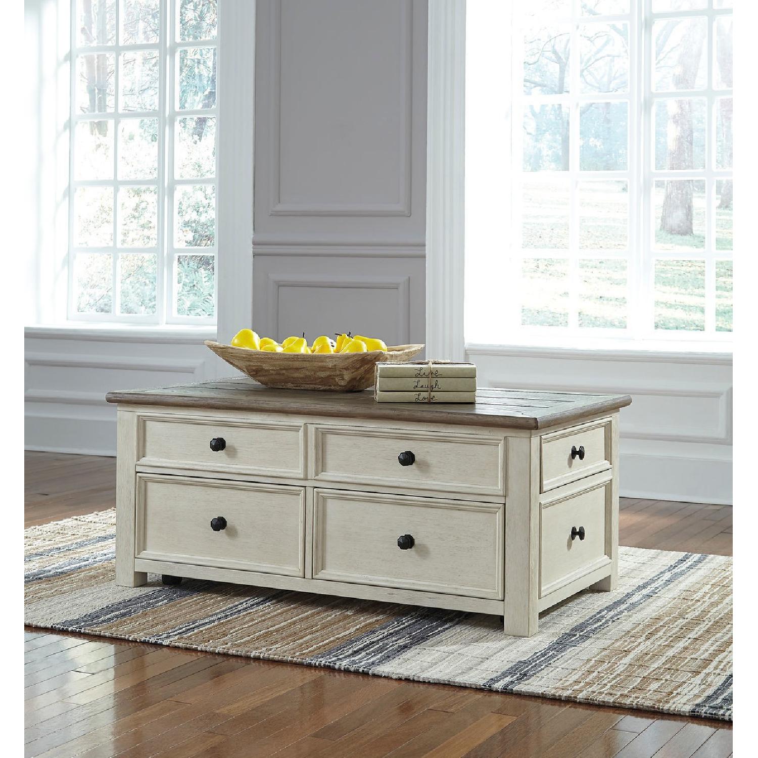 Ashley Furniture Bolanburg Two-Tone Lift Top Cocktail Table - image-1