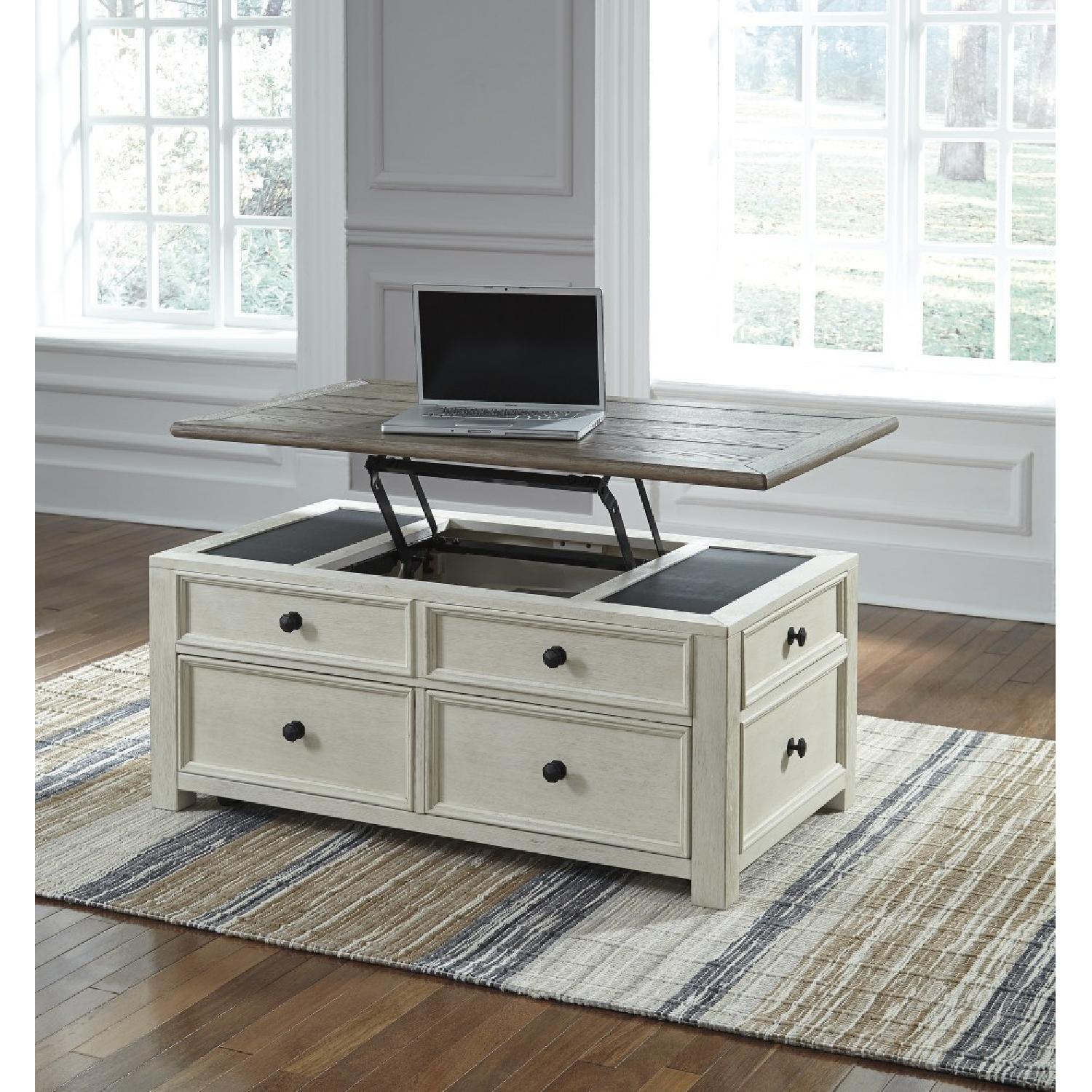 Ashley Furniture Bolanburg Two-Tone Lift Top Cocktail Table - image-2