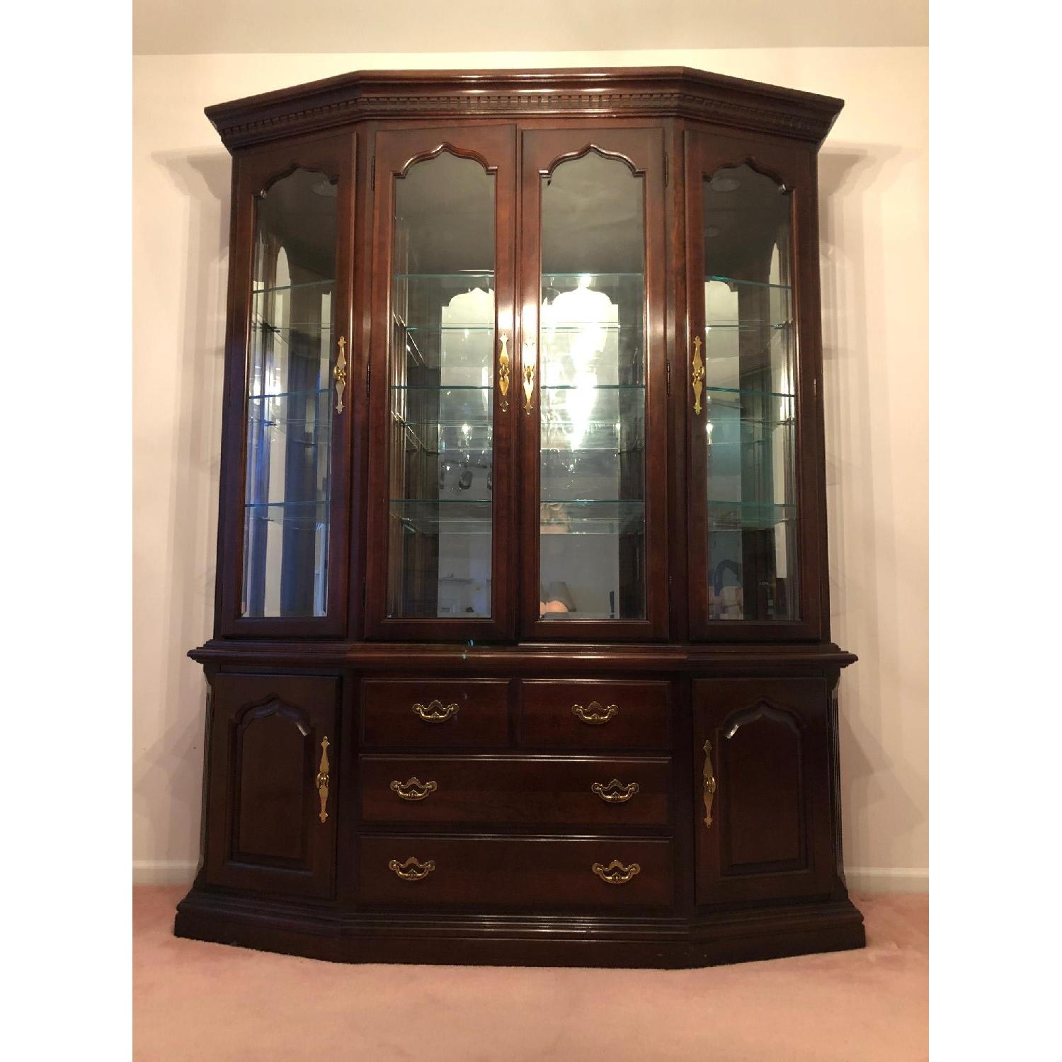 Thomasville Mahogany China Cabinet - image-1