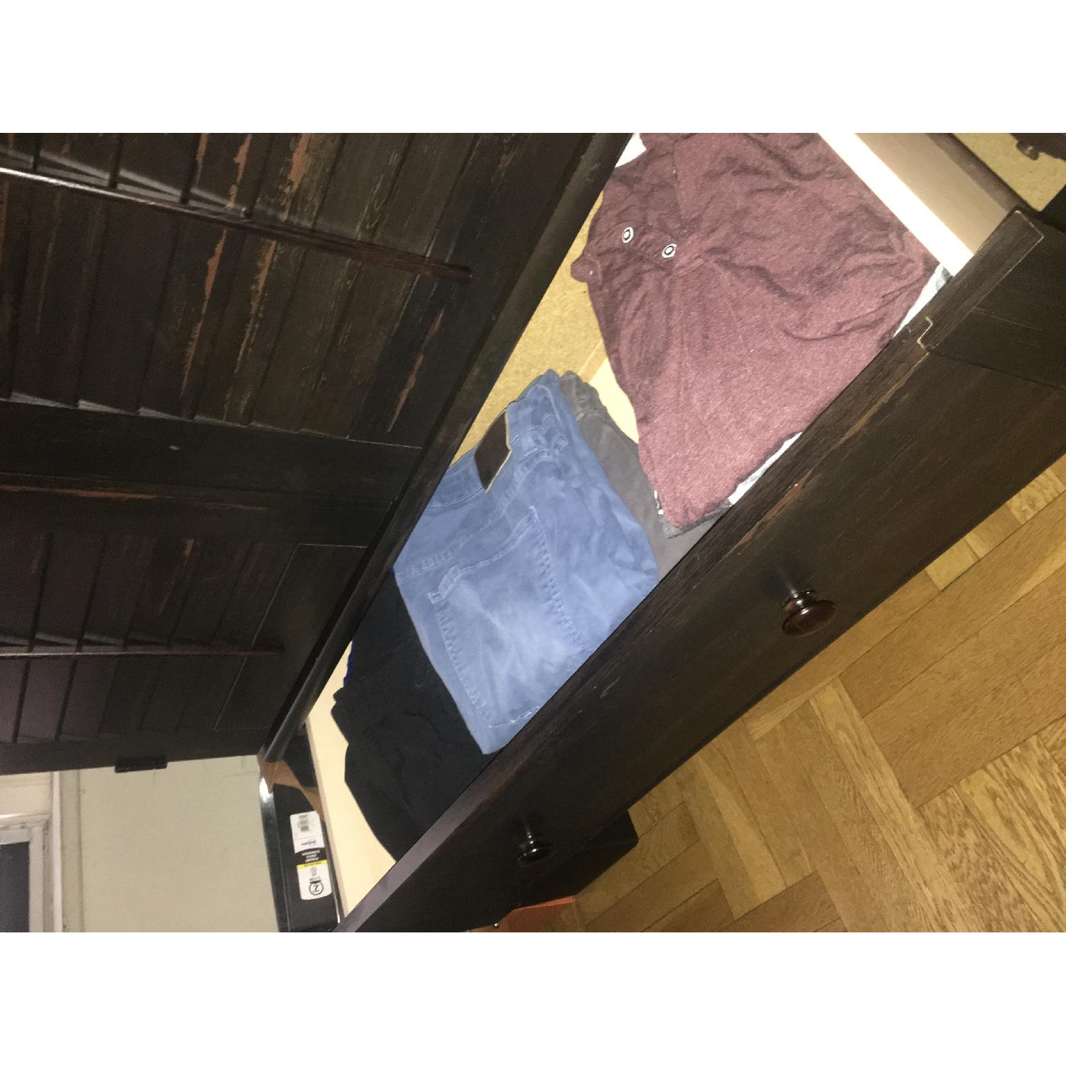 Dark Brown Wooden Armoire/Wardrobe - image-5