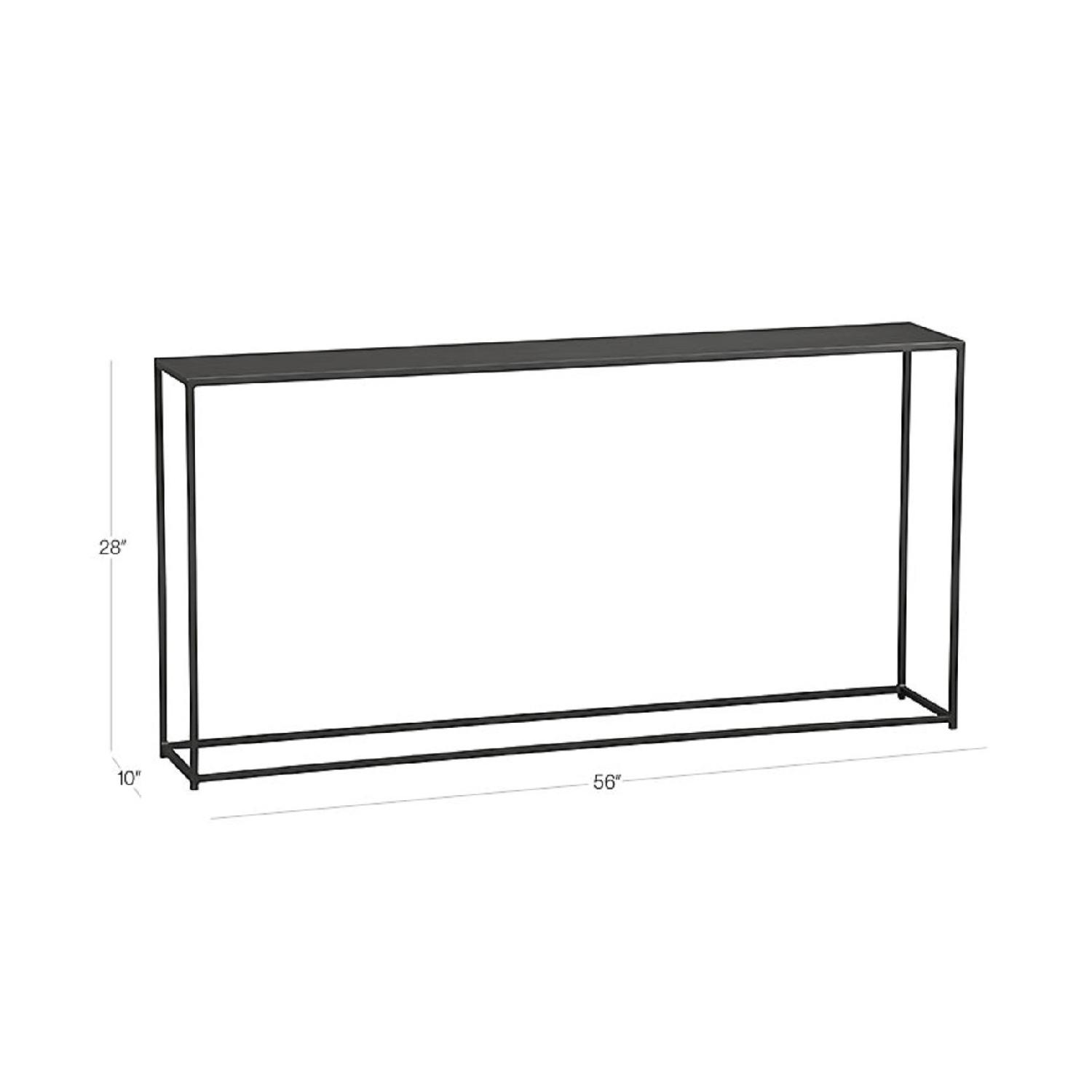 CB2 Mill Narrow Console Table AptDeco