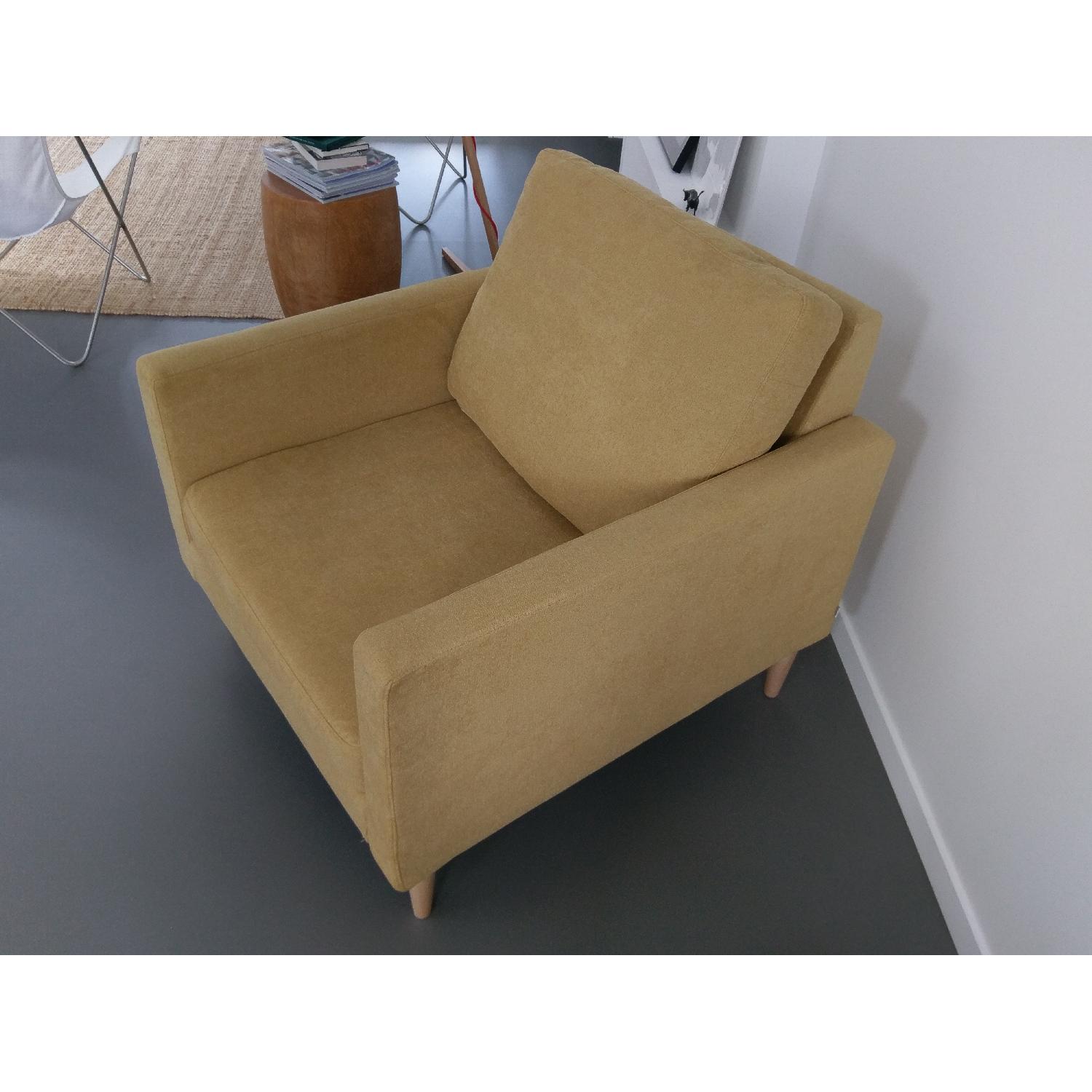 Campaign Harvest Yellow Chair - image-2