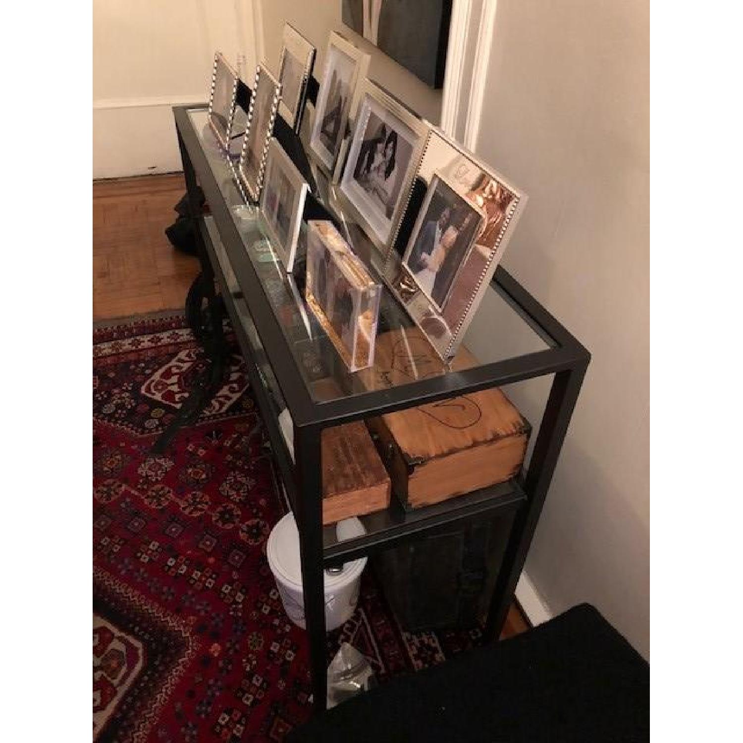 Pottery Barn Tanner Glass Console Table - image-3