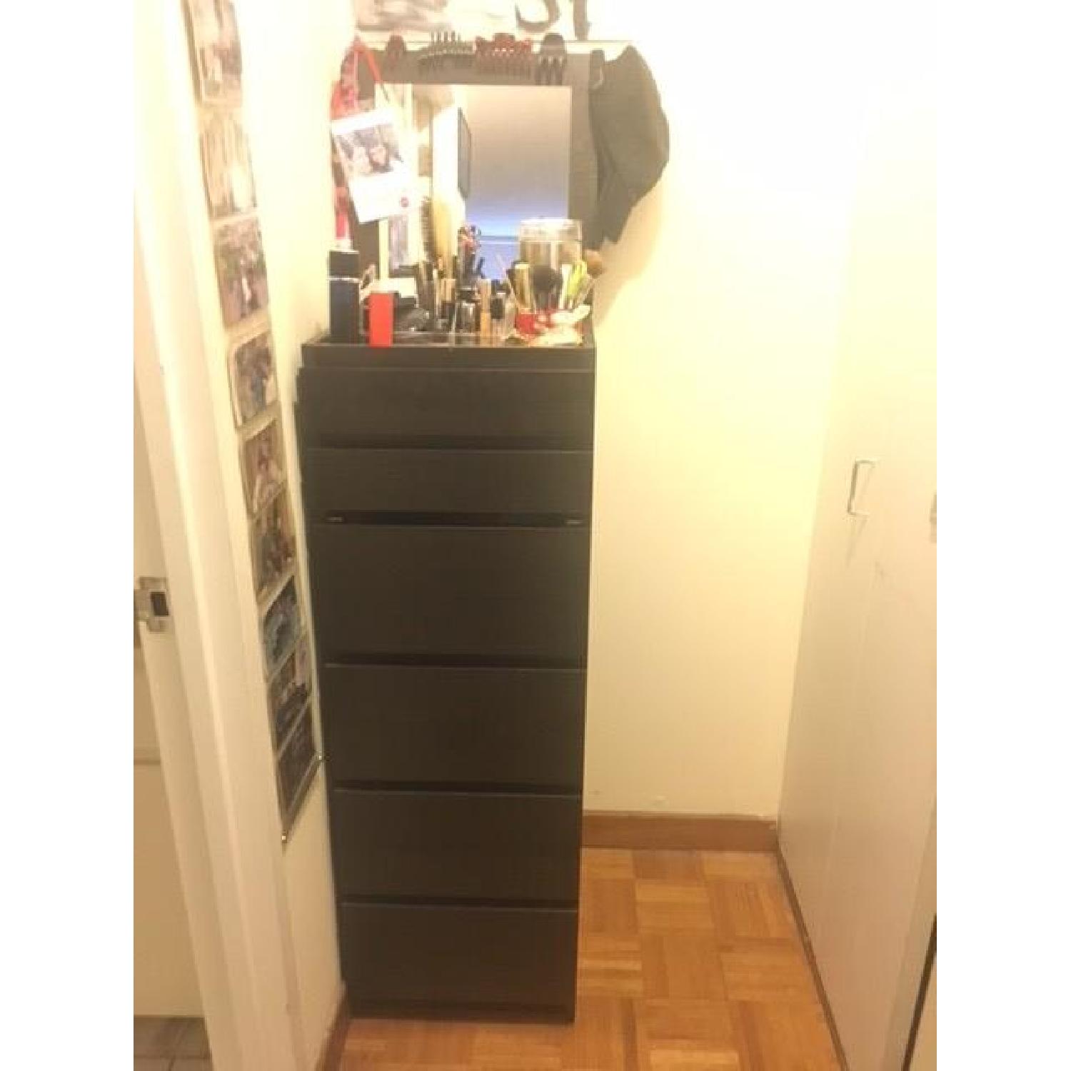 Ikea Malm 6-Drawer Chest w/ Mirror - image-3