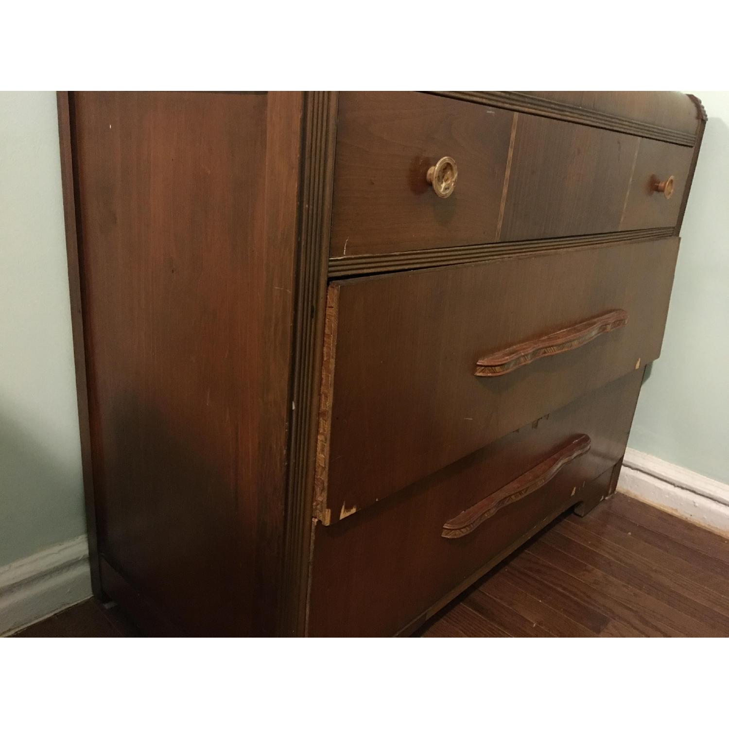 Art Deco Waterfall 3 Drawer Dresser - image-8