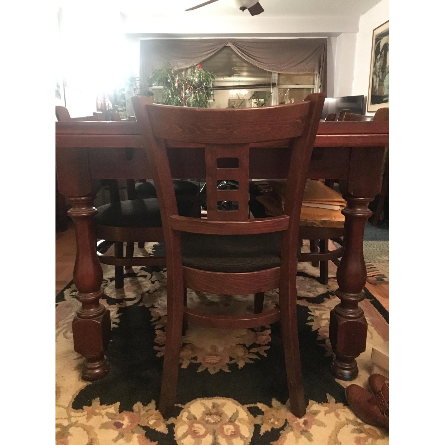 Room & Board Dark Cherry Wood 6-Piece Dining Set - AptDeco