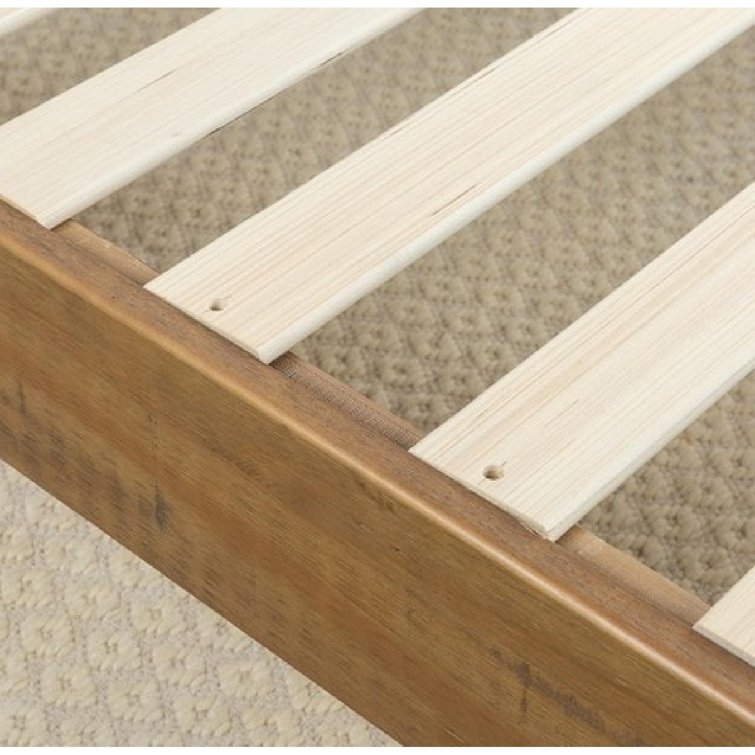 Priage Solid Wood Rustic Pine Platform Bed - image-4