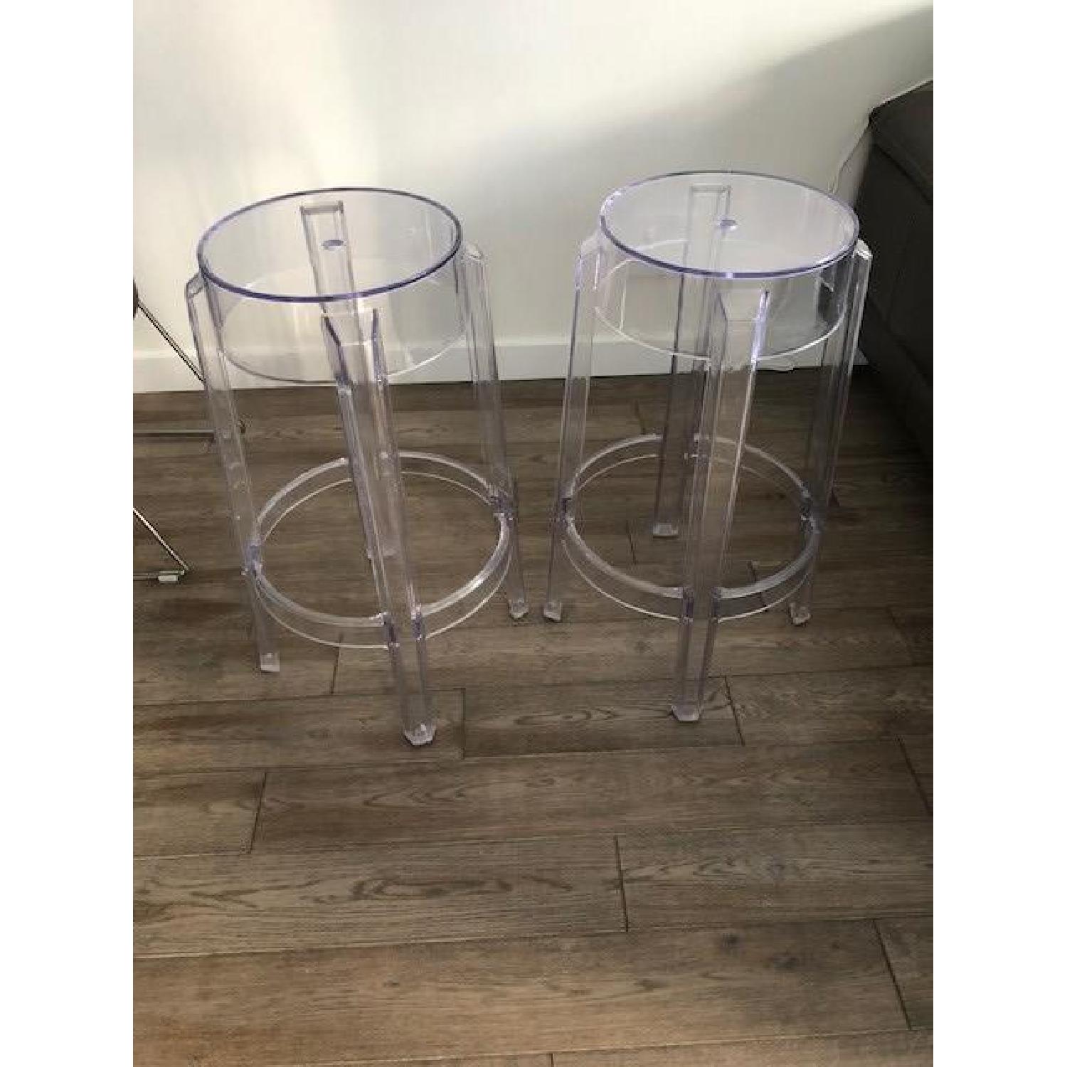 Clear Acrylic Counter Stool - image-1