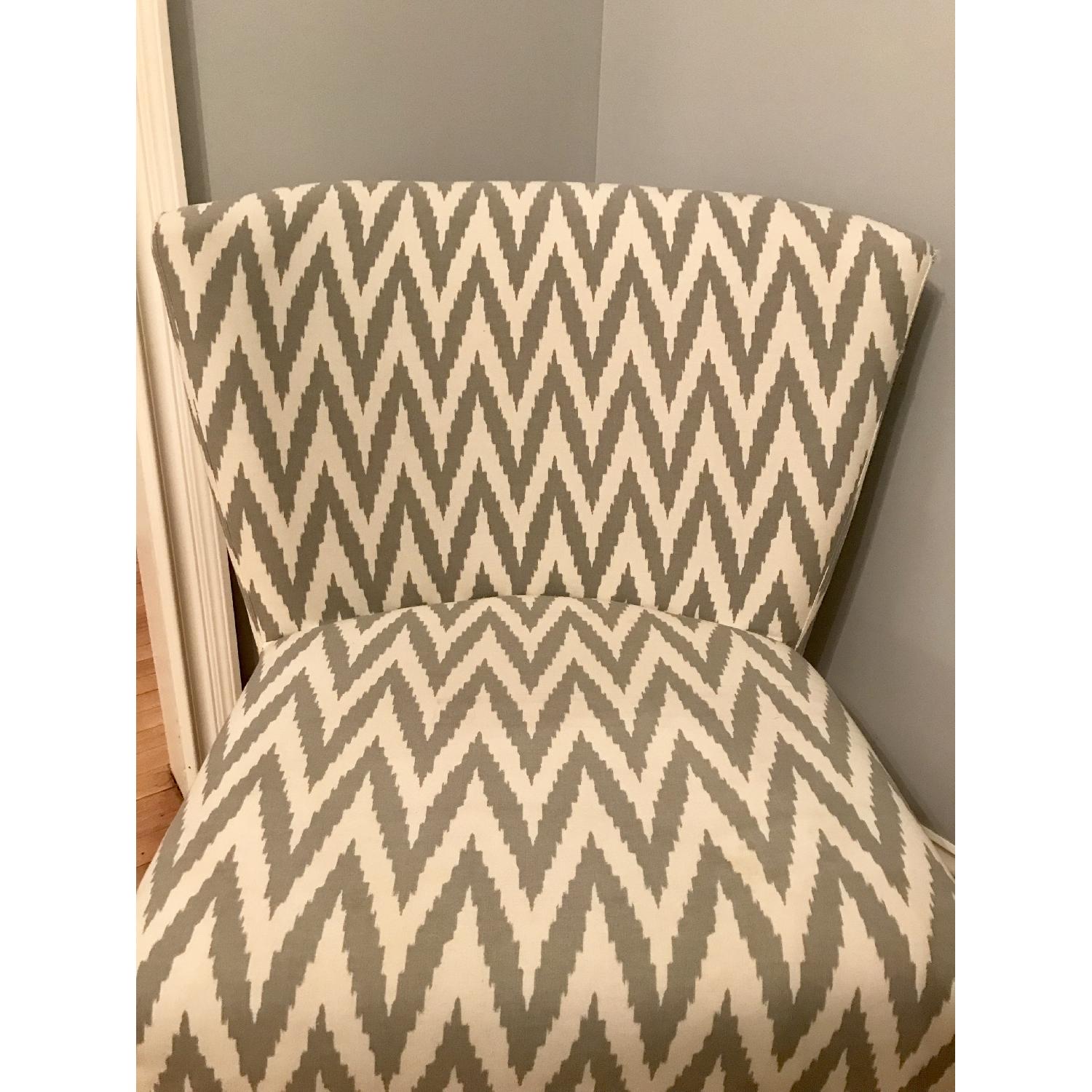 West Elm Chevron Wingback Chair - image-2