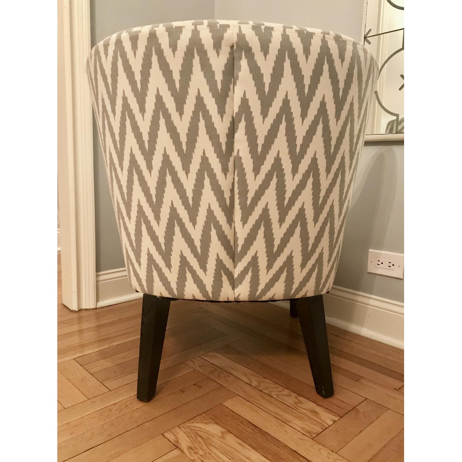 West Elm Chevron Wingback Chair - image-4