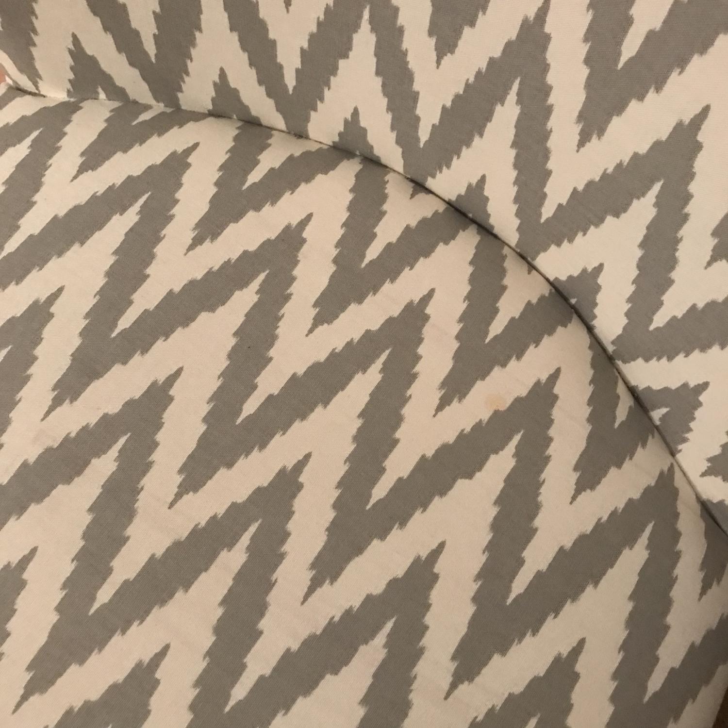 West Elm Chevron Wingback Chair - image-6