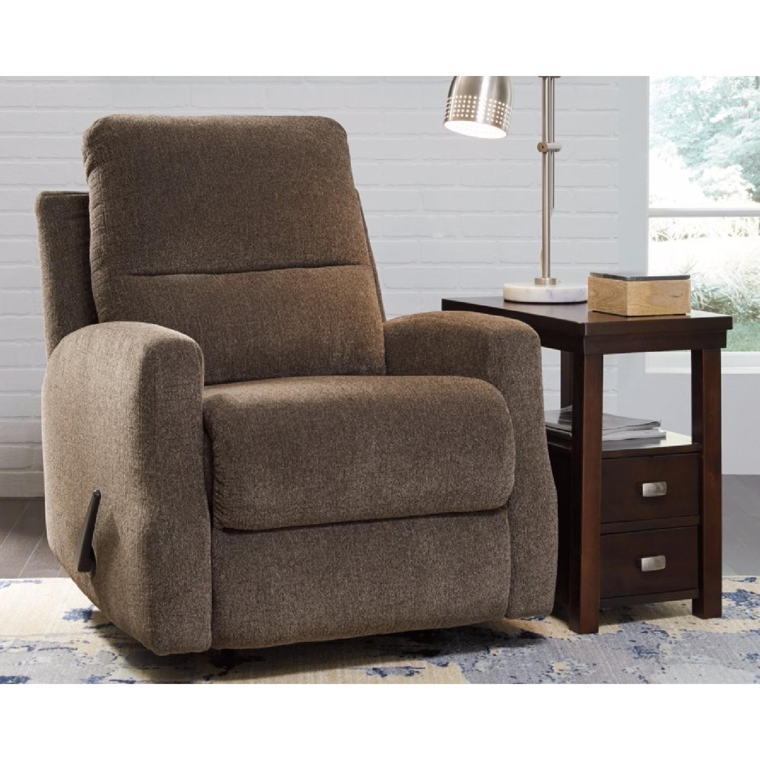 Ashley Furniture Hatsuko Dark Brown Chair Side End Table - image-2