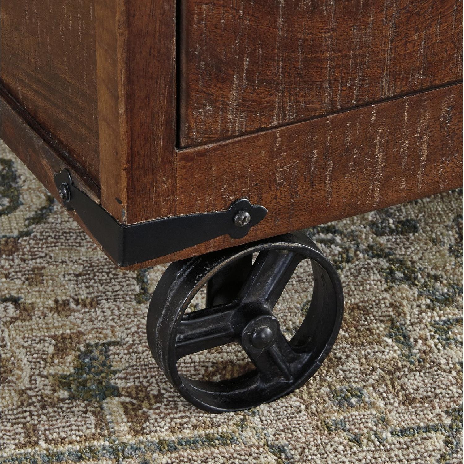 Ashley Furniture Norlandon Medium Brown Console - image-2
