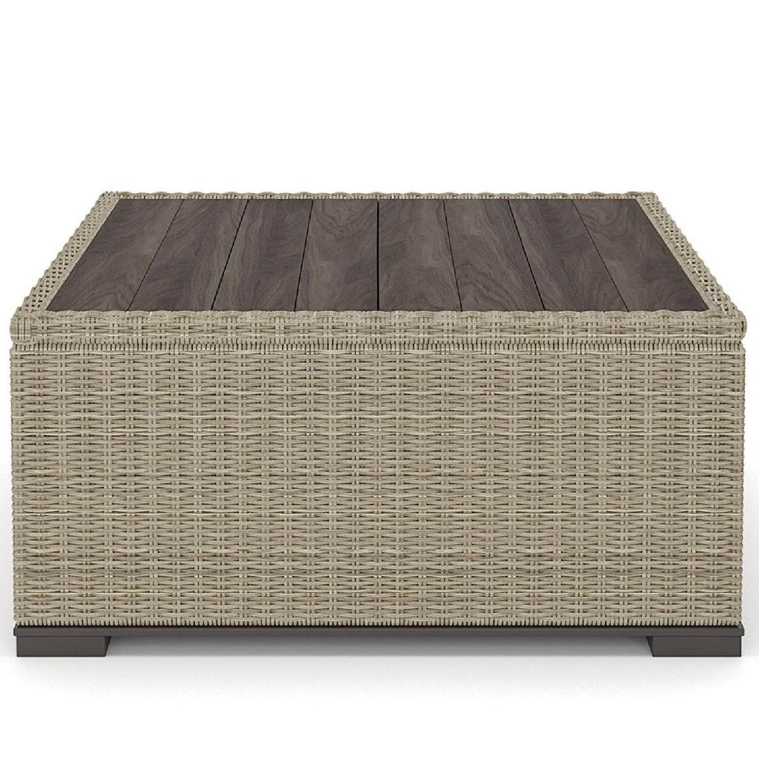 Ashley Furniture Silent Brook Beige Square Cocktail Table - image-2