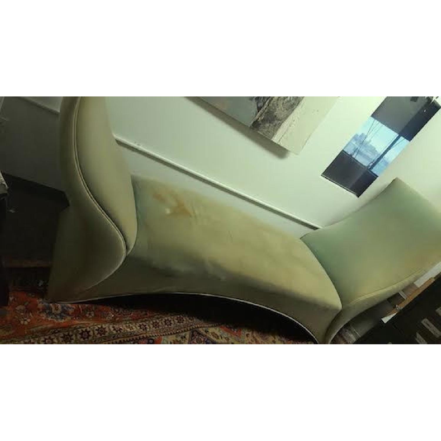 See Furniture Light Green Velvet Chaise Lounge - image-1