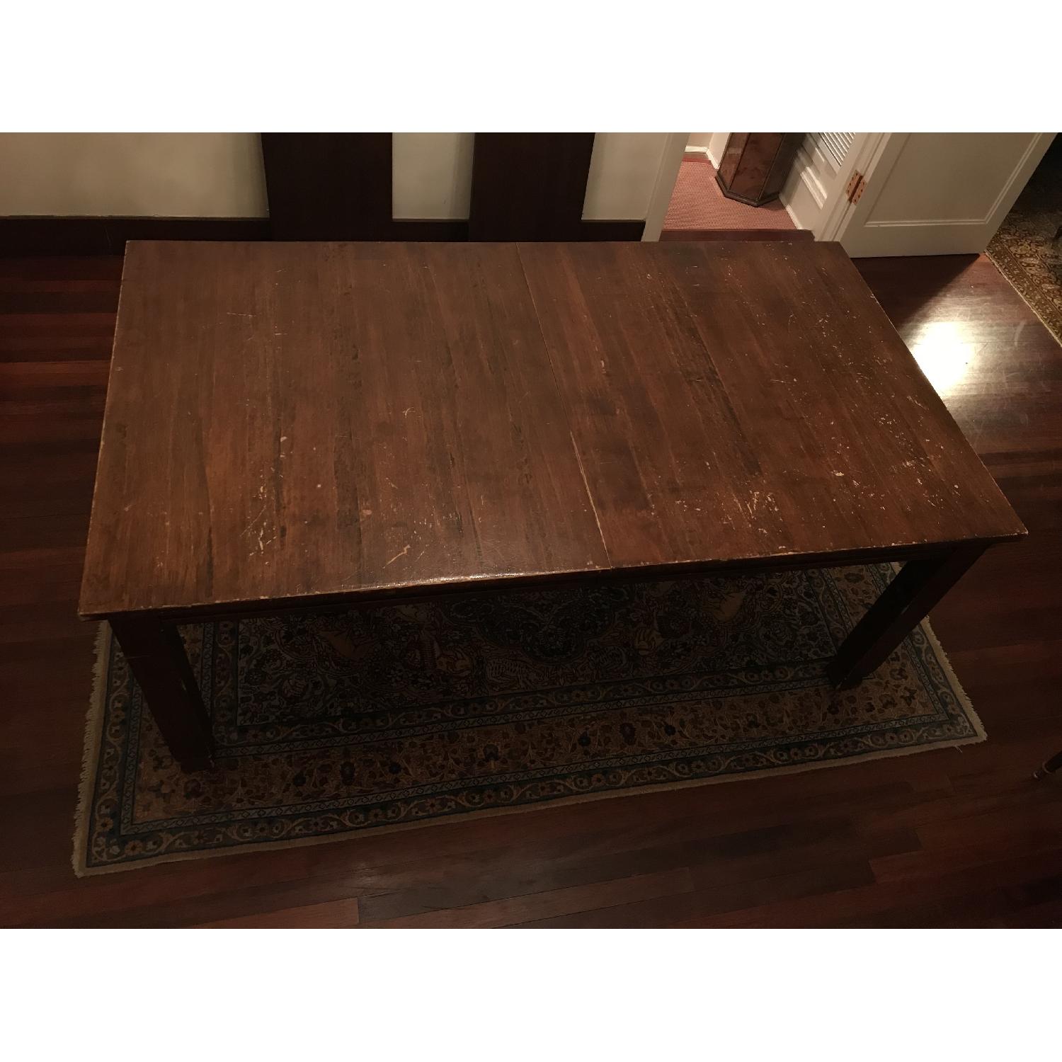 Pottery Barn Mahogany Expandable Dining Table - image-4
