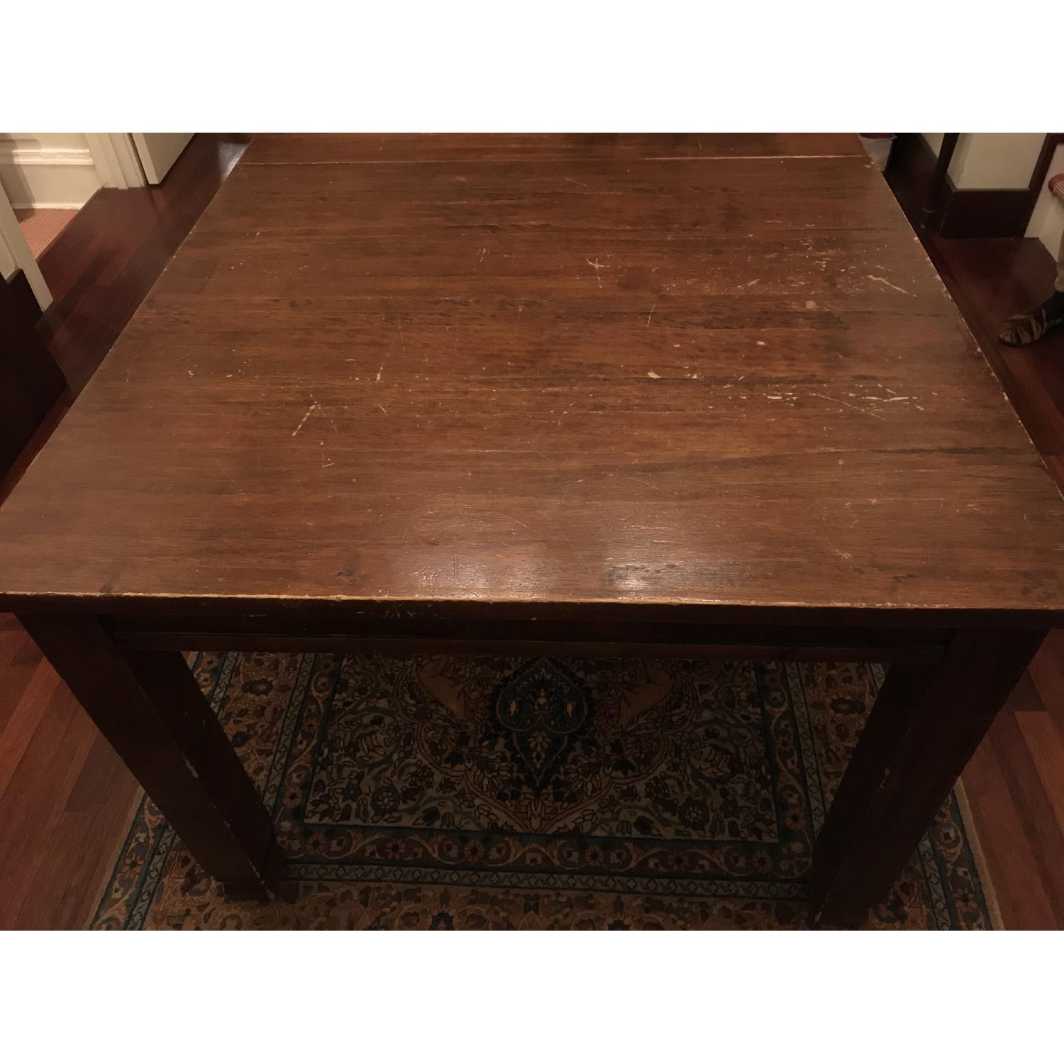 Pottery Barn Mahogany Expandable Dining Table - image-5