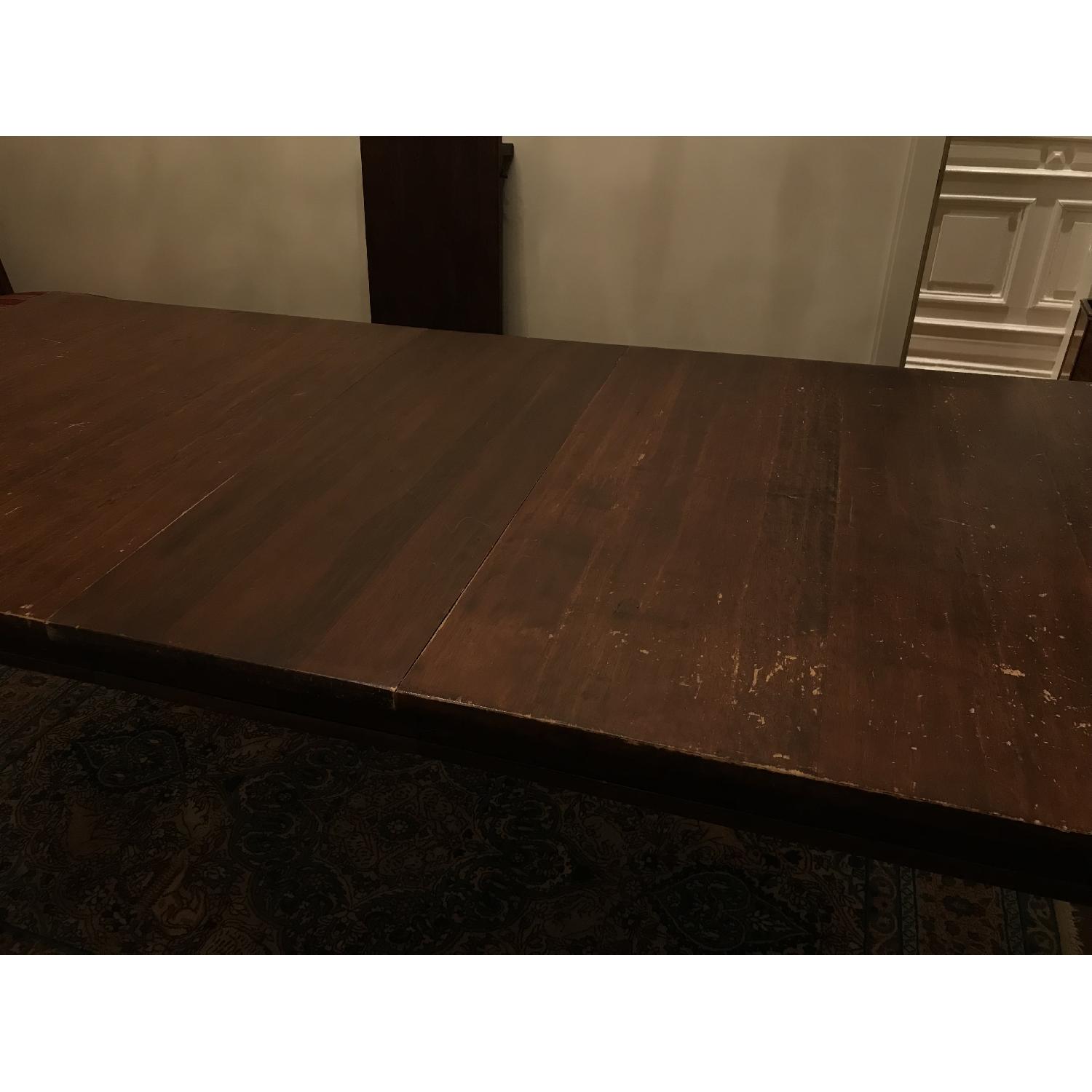 Pottery Barn Mahogany Expandable Dining Table - image-10