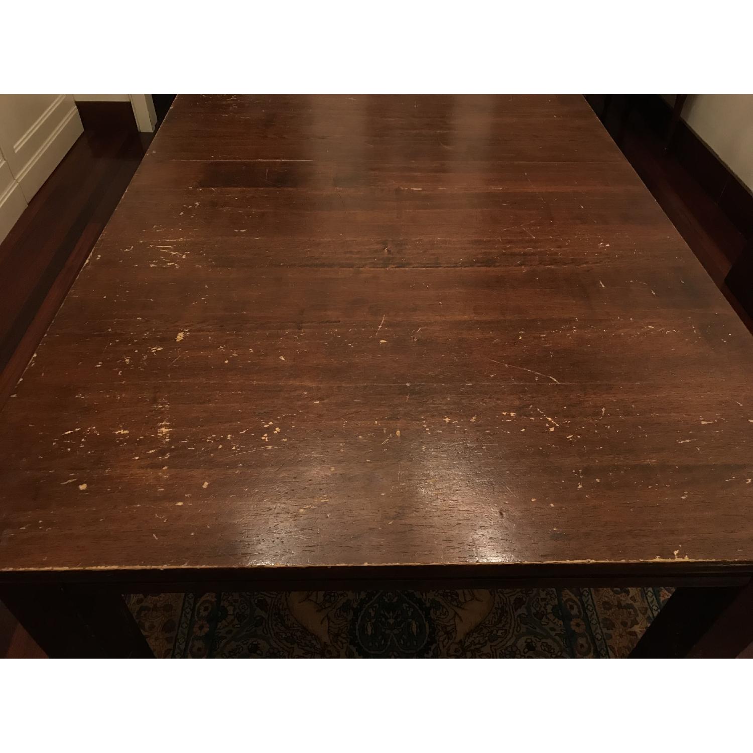 Pottery Barn Mahogany Expandable Dining Table - image-11