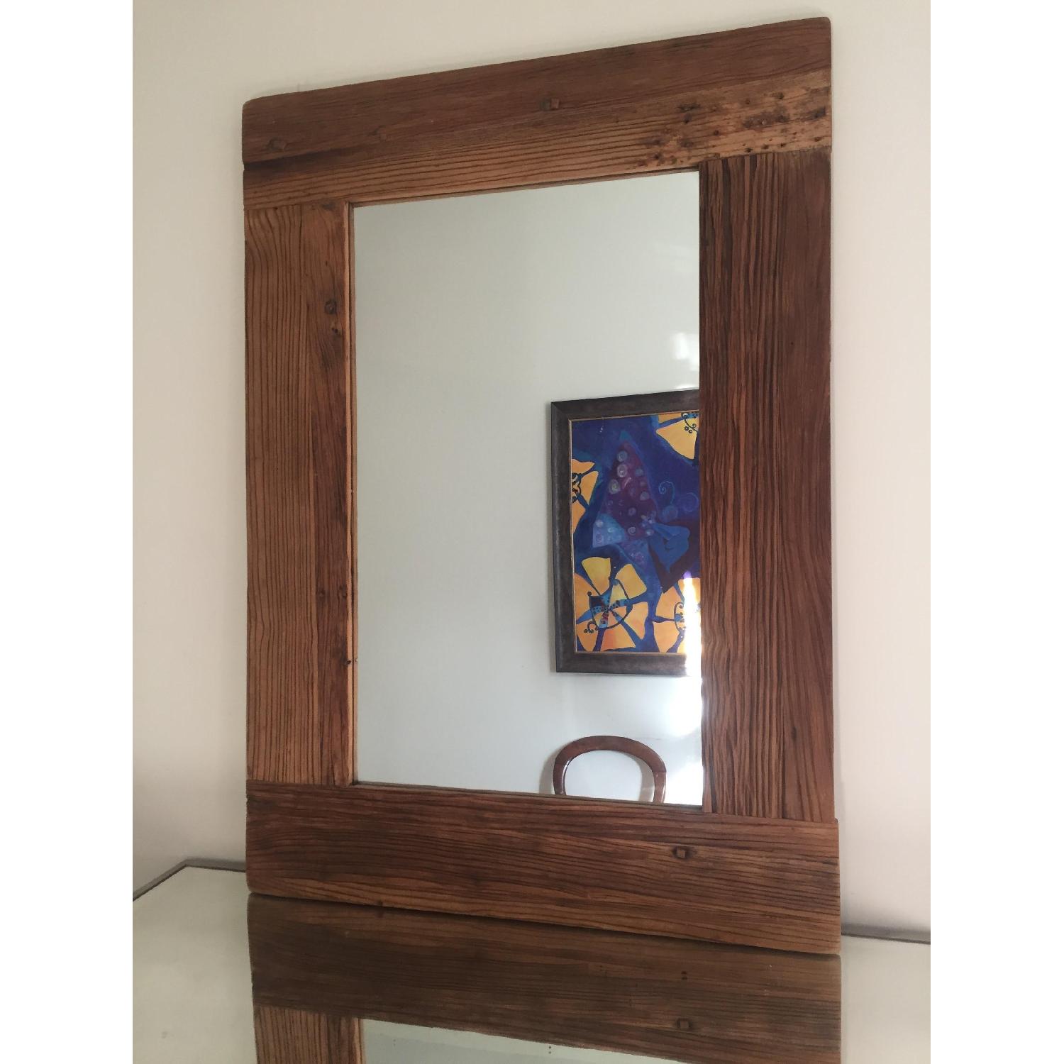 Pottery Barn Rustic Barn Door Mirror - image-0