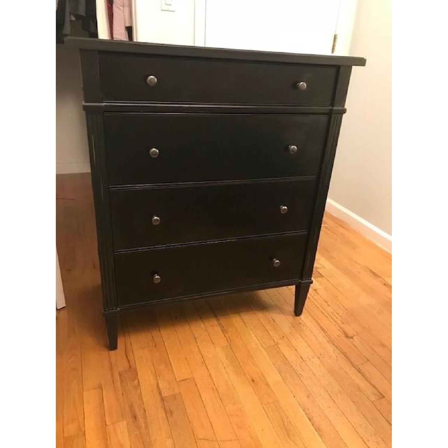 Pottery Barn Black Dresser - AptDeco Pottery Barn Black Dresser - AptDeco