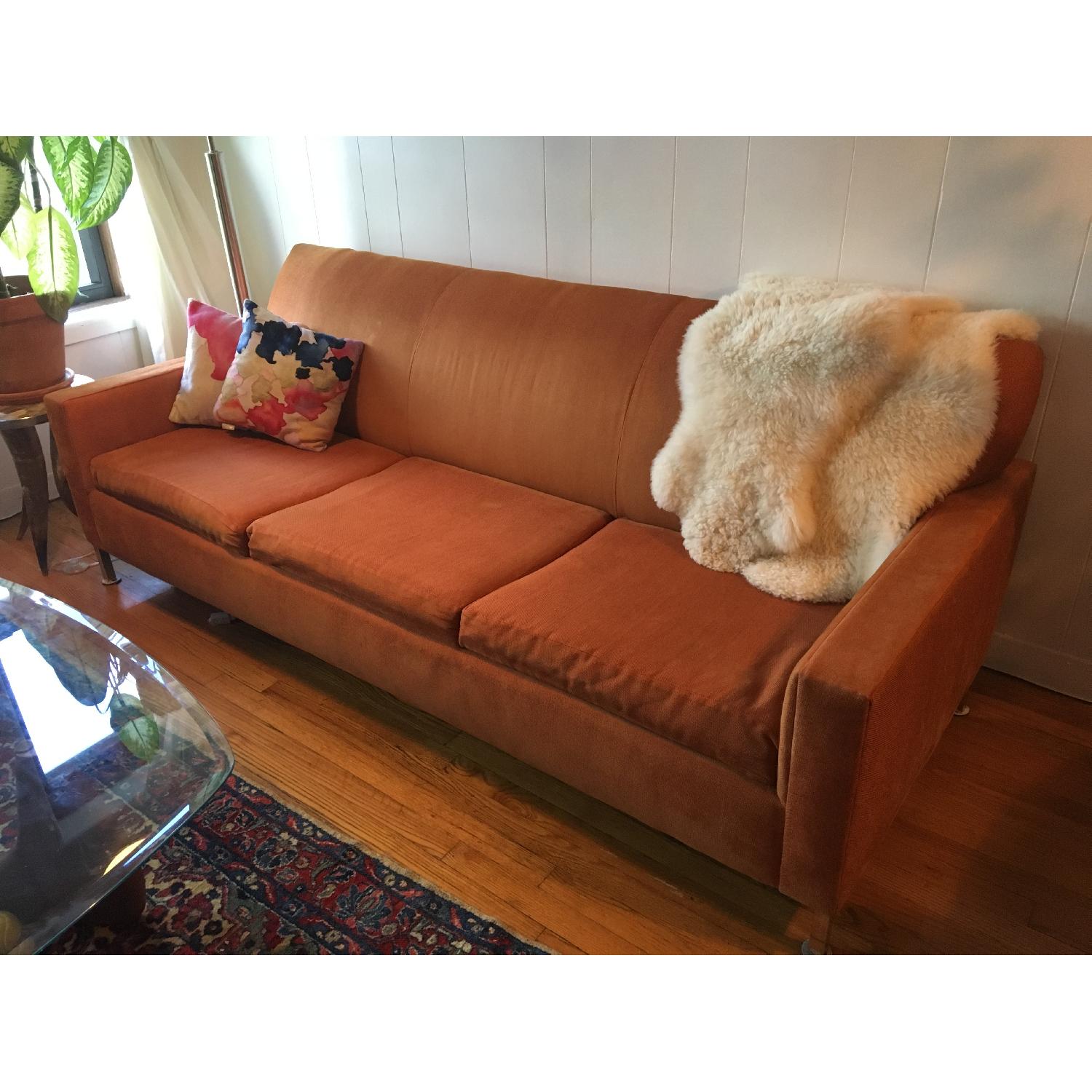 Burnt Orange Sofa - image-2