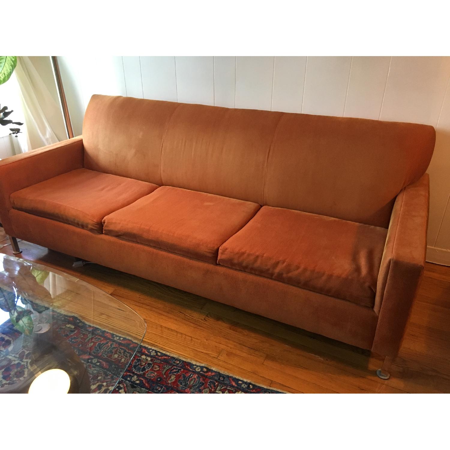 Burnt Orange Sofa - image-4