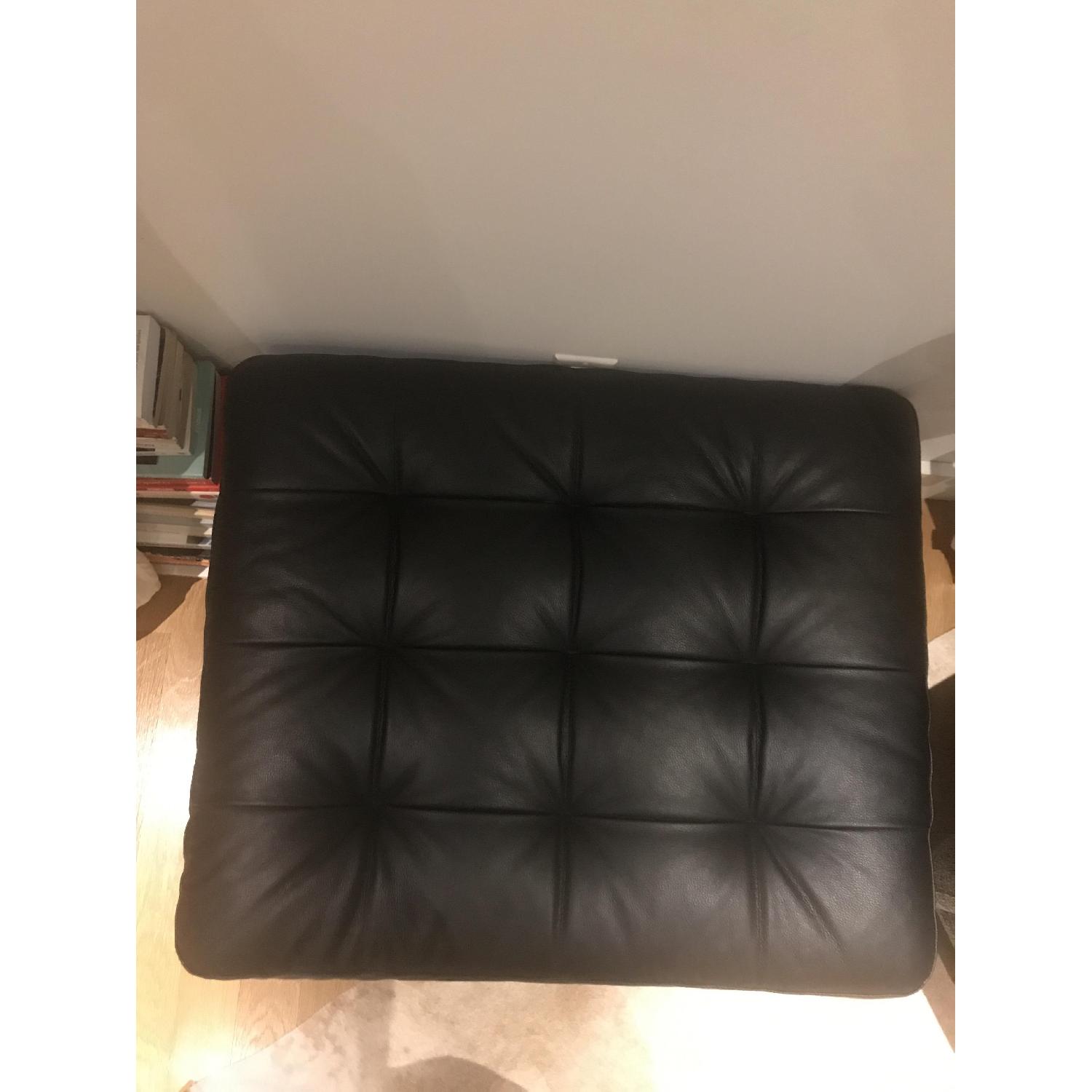 Ikea Landskrona Black Ottoman - image-2