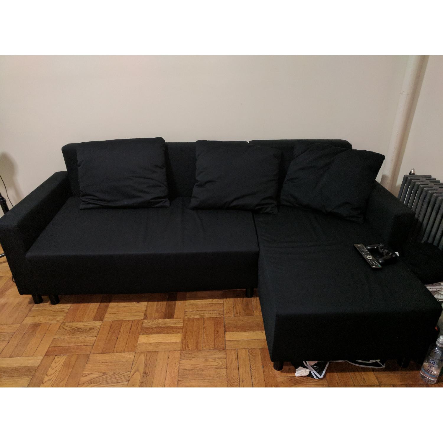 Ikea Lugnvik Sleeper Sofa w/ Storage - image-1