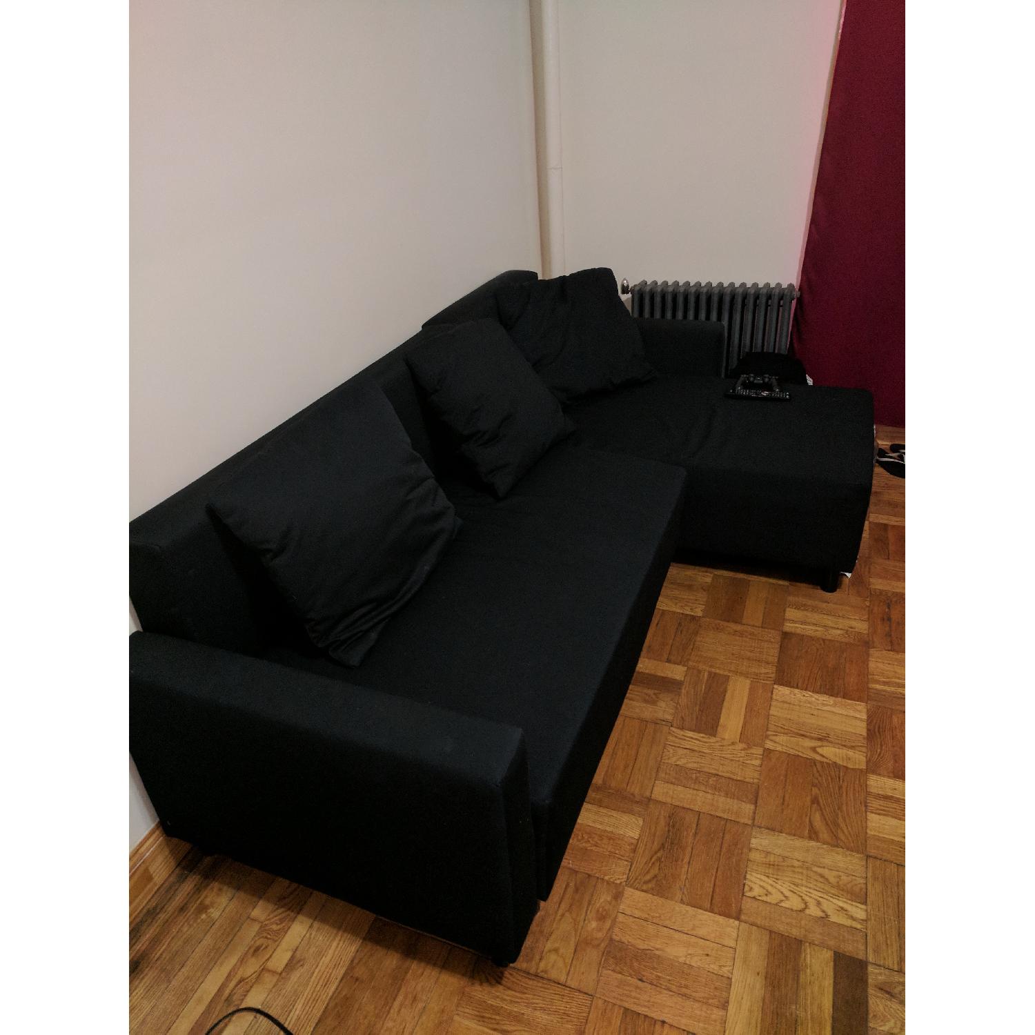 Ikea Lugnvik Sleeper Sofa w/ Storage - image-3