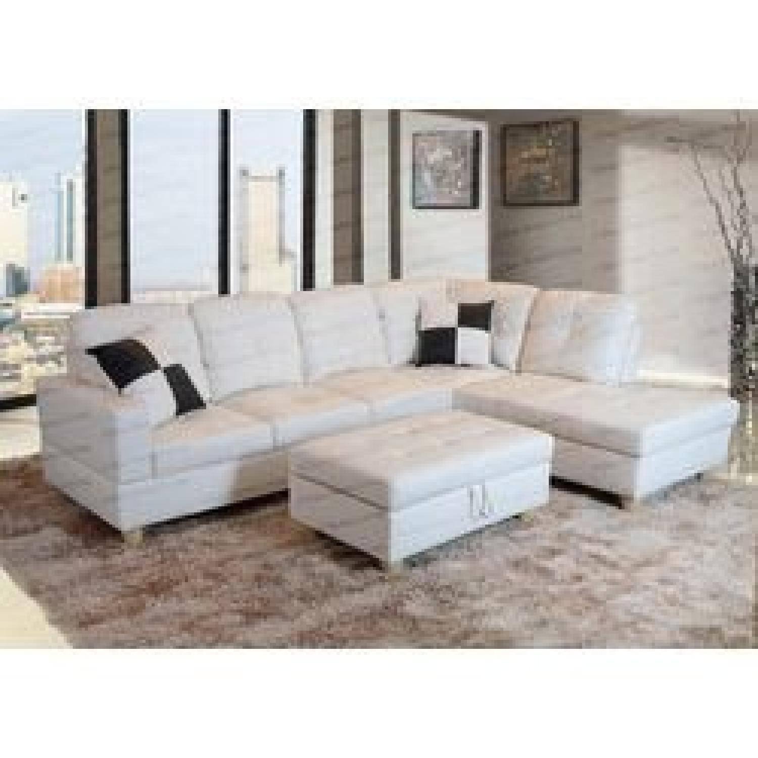 Della Sectional Sofa & Ottoman - image-1