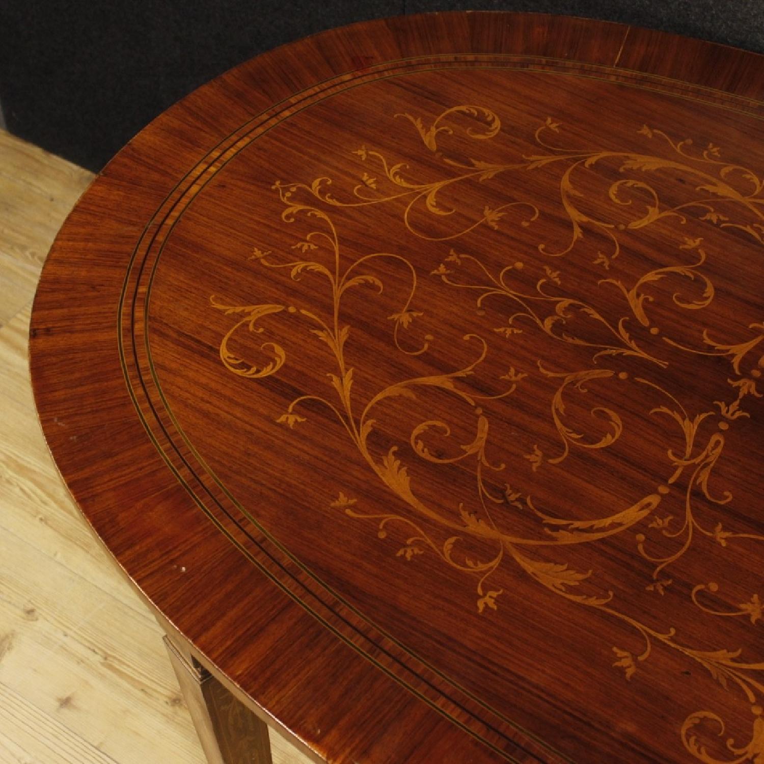 Louis XVI Style Italian Inlaid Dining Table - image-2