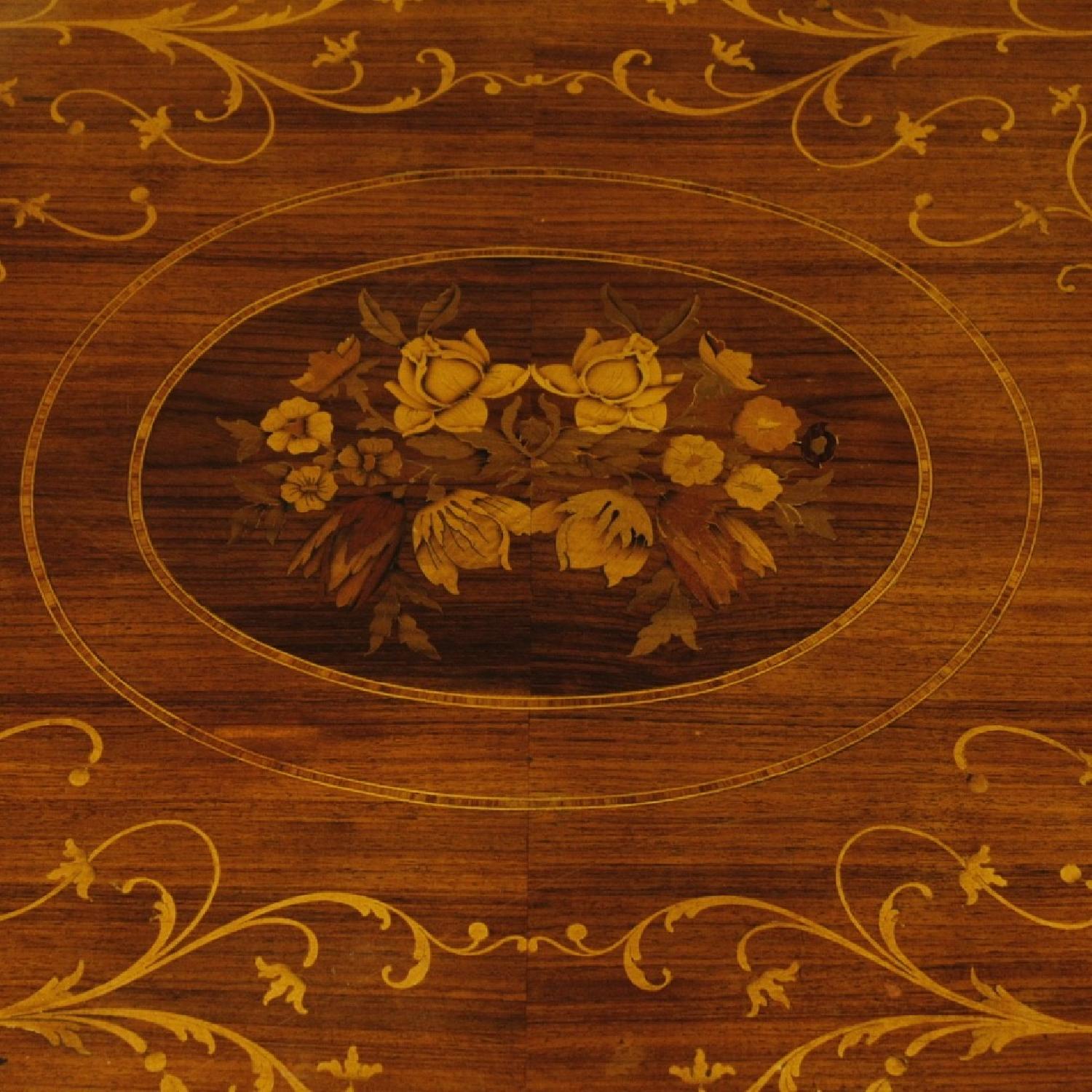 Louis XVI Style Italian Inlaid Dining Table - image-4