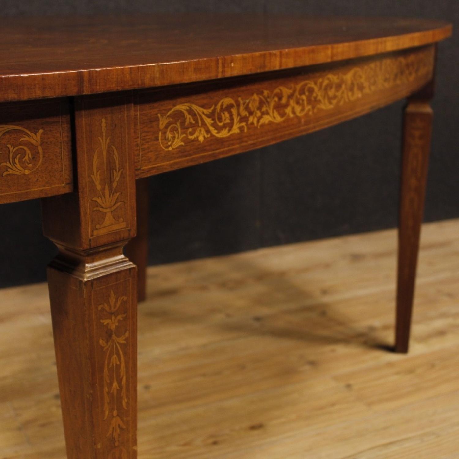 Louis XVI Style Italian Inlaid Dining Table - image-5