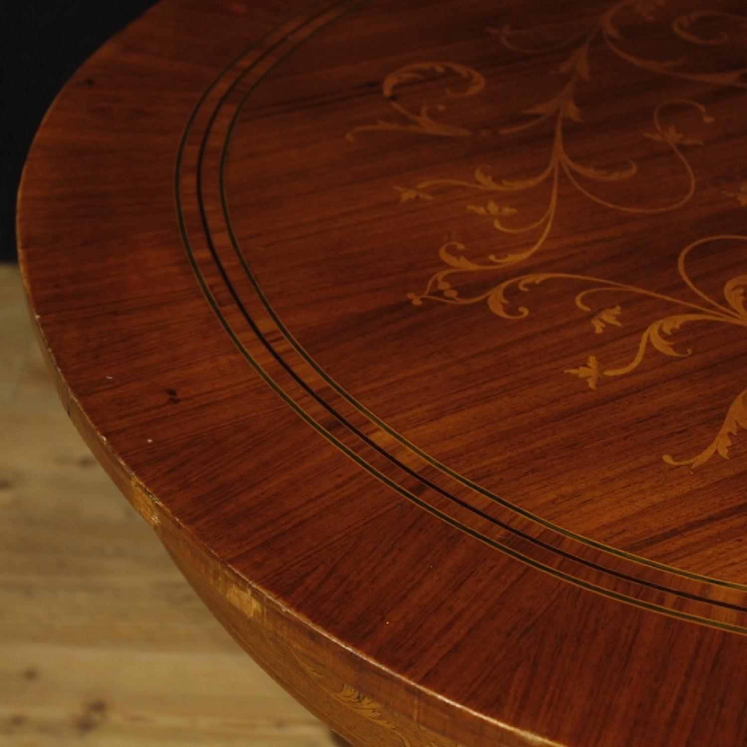 Louis XVI Style Italian Inlaid Dining Table - image-10