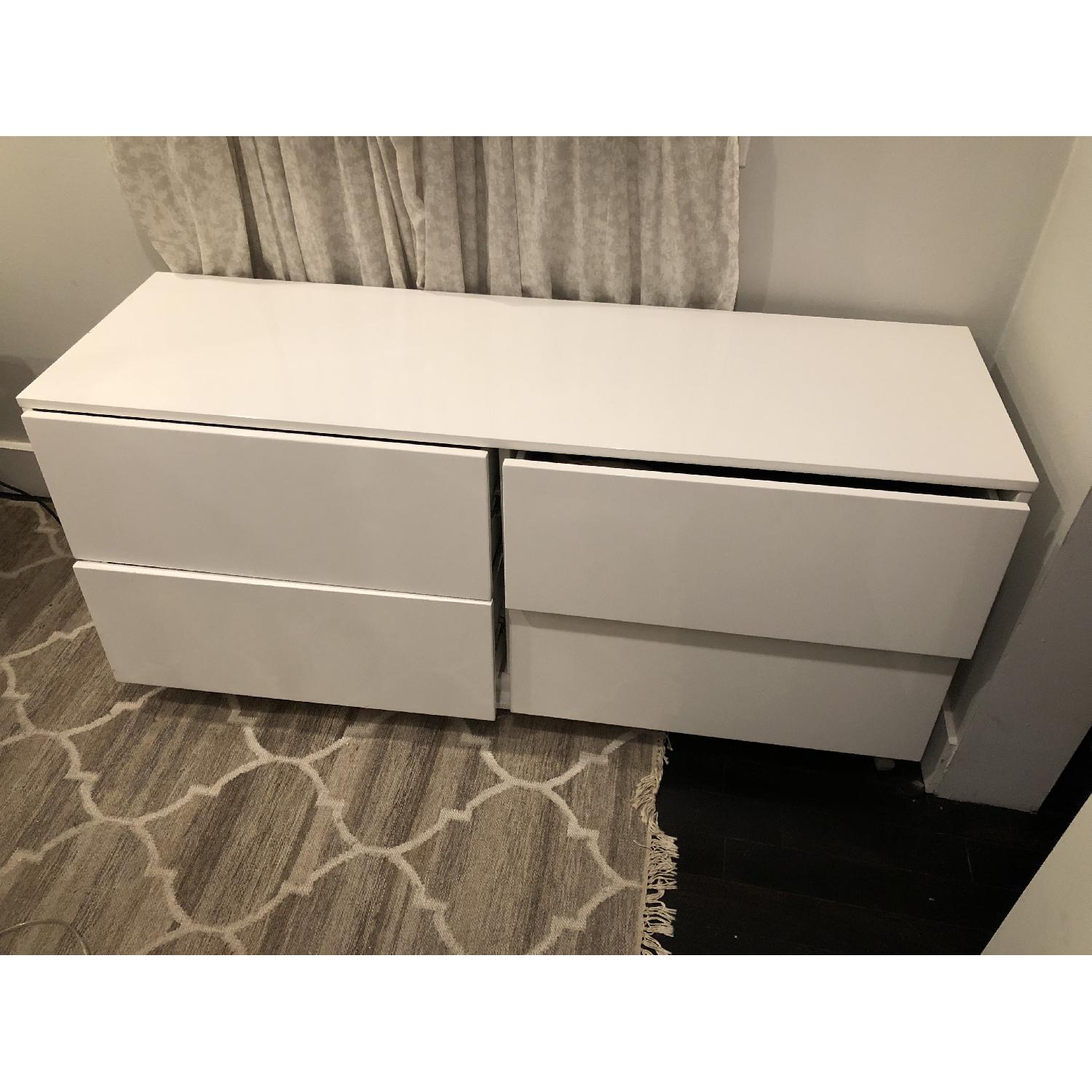 CB2 White Lacquer Dresser - image-1