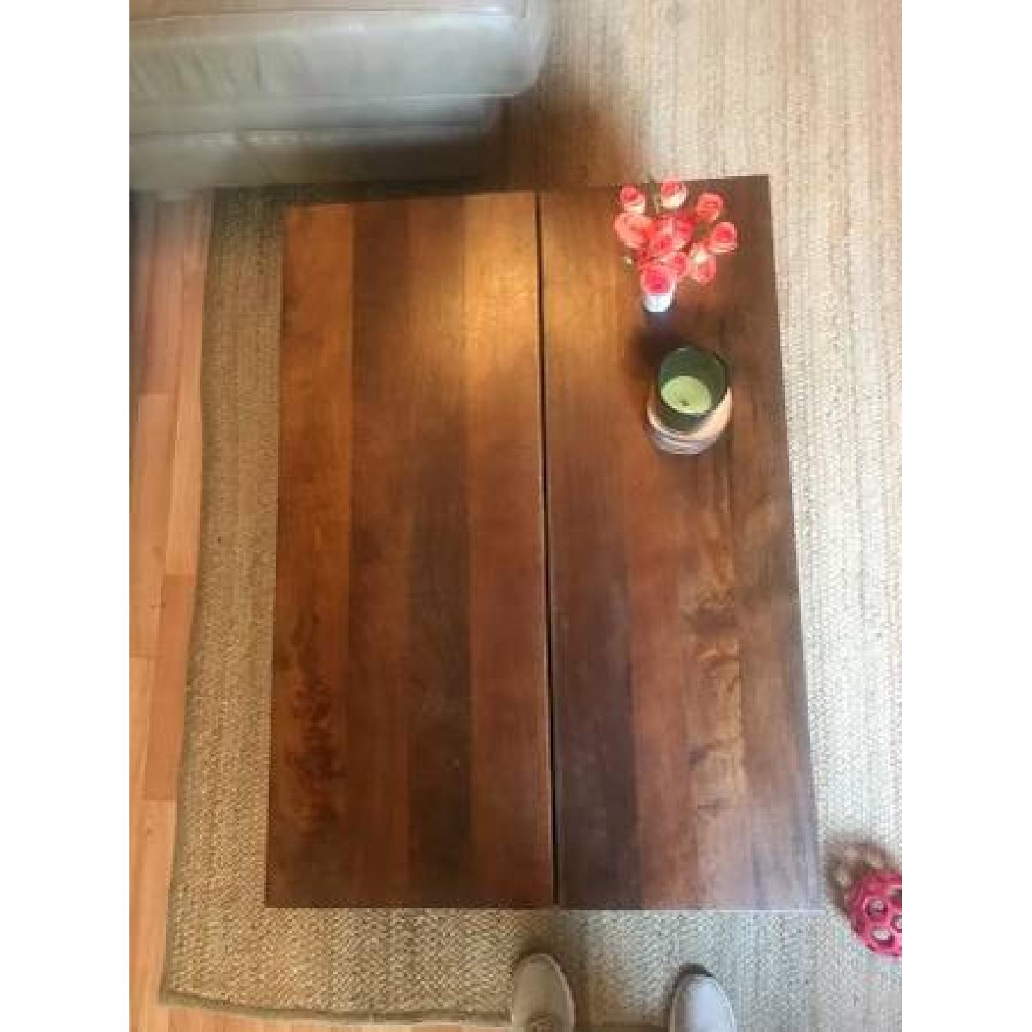 West Elm Industrial Storage Coffee Table in Cafe - image-4