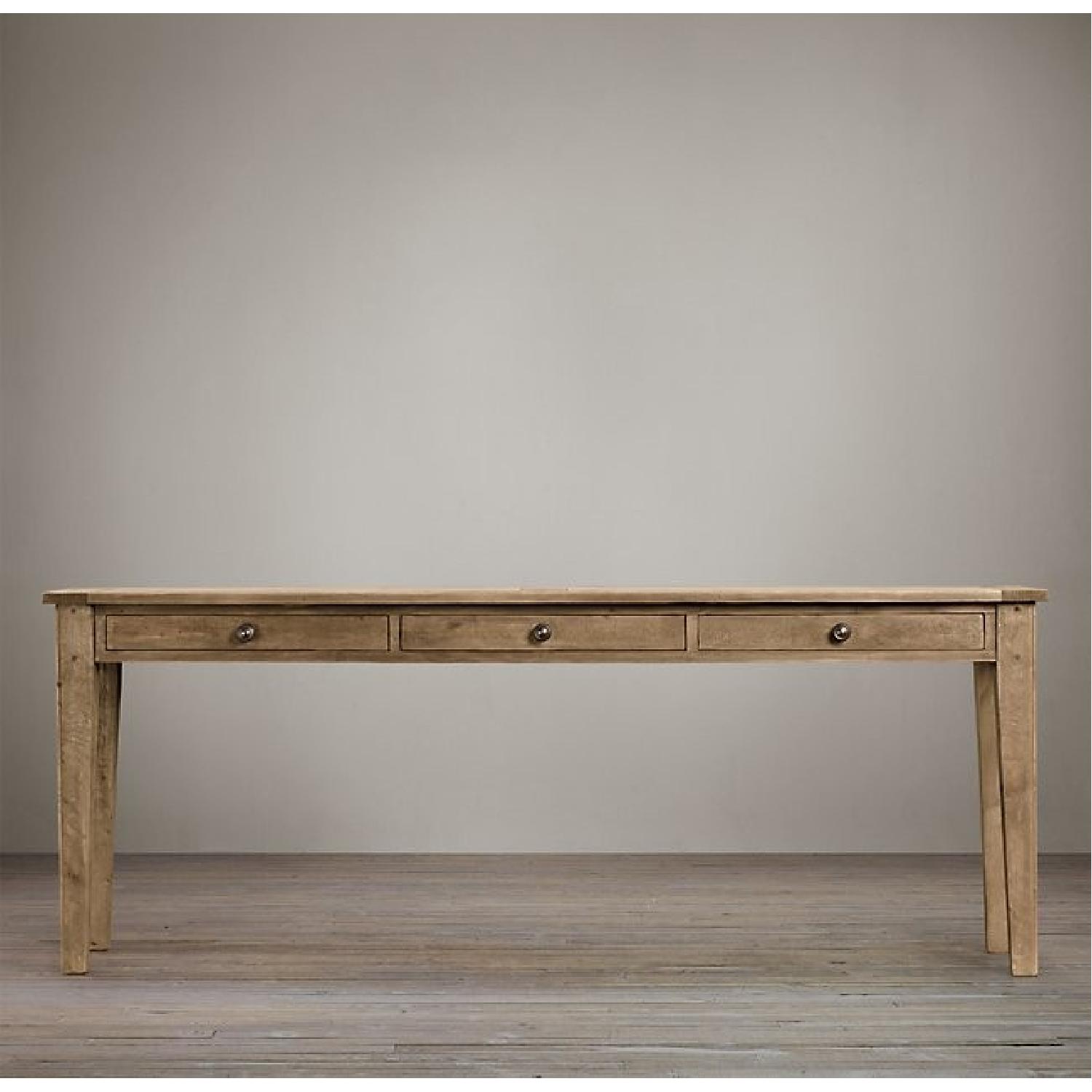 Restoration Hardware 3-Drawer Console Table - image-3
