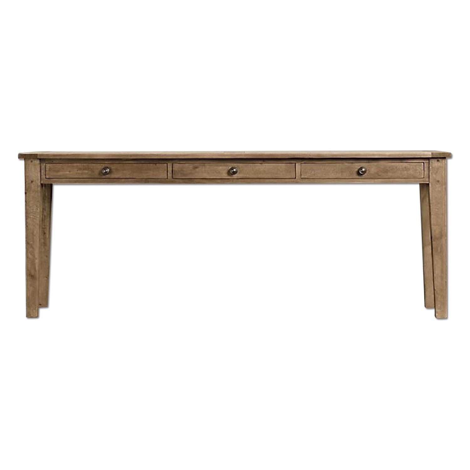 Restoration Hardware 3-Drawer Console Table - image-0