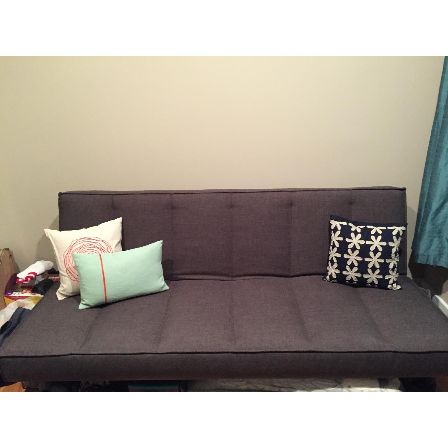 CB2 Flex Gravel Sleeper Sofa AptDeco