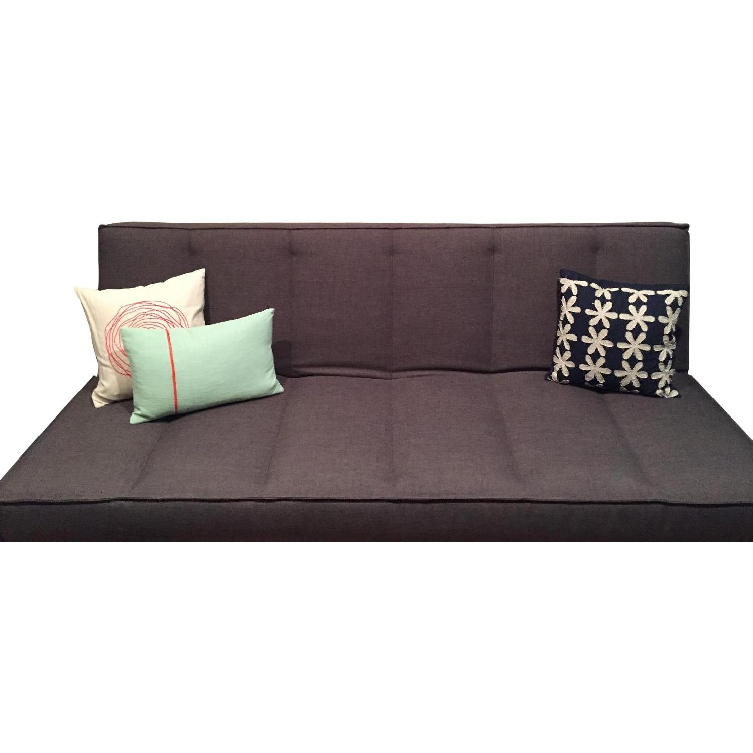 CB2 Flex Gravel Sleeper Sofa AptDeco