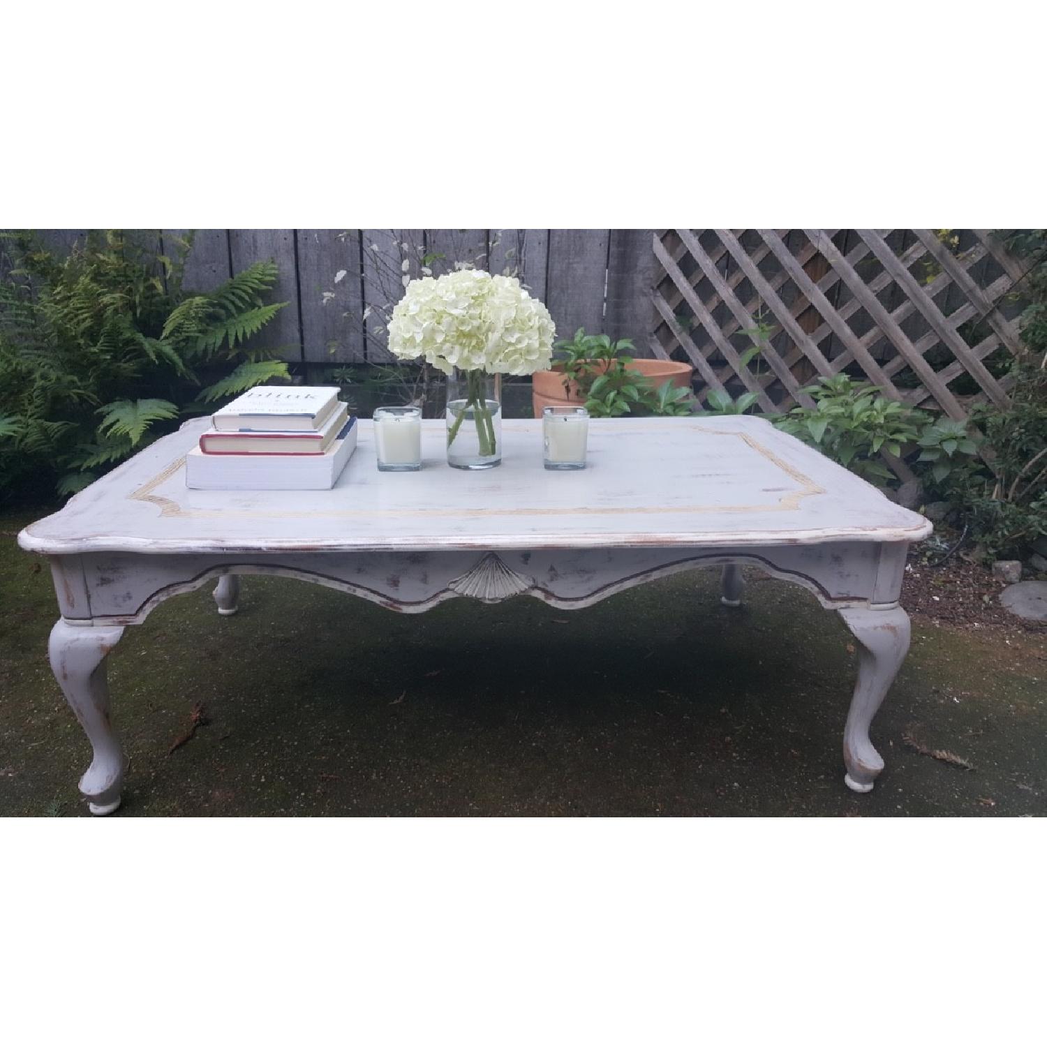 Vintage Shabby Chic Coffee Table - image-1