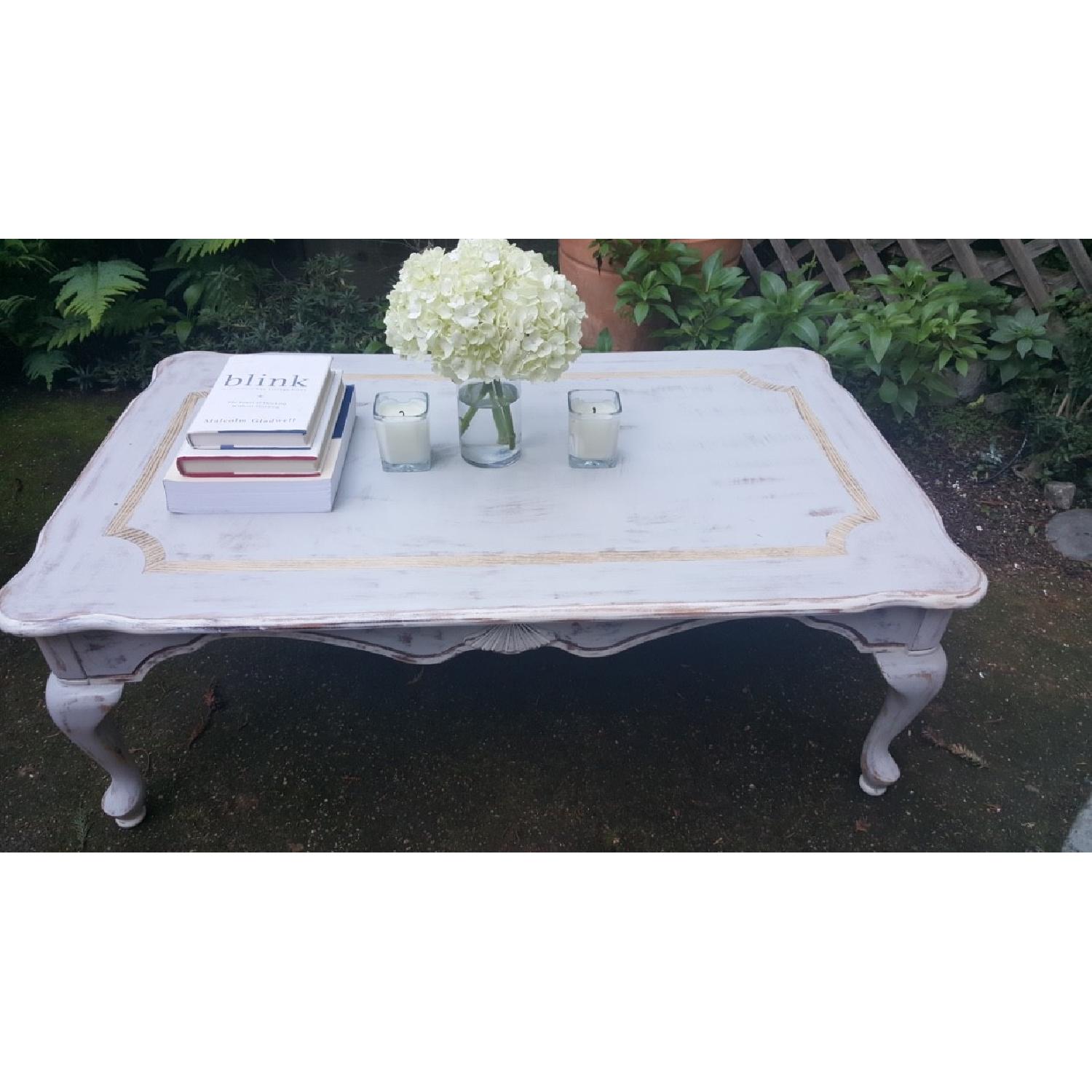 Vintage Shabby Chic Coffee Table - image-2