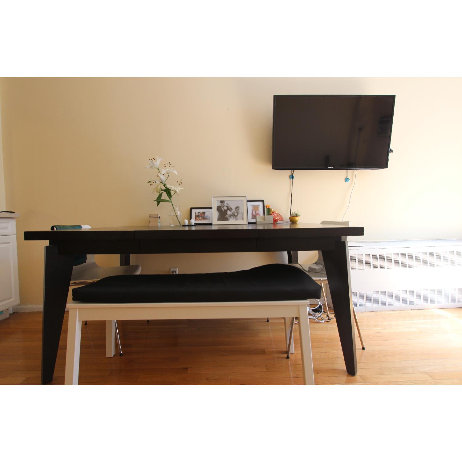 West Elm Angled Leg Expandable Table - image-1