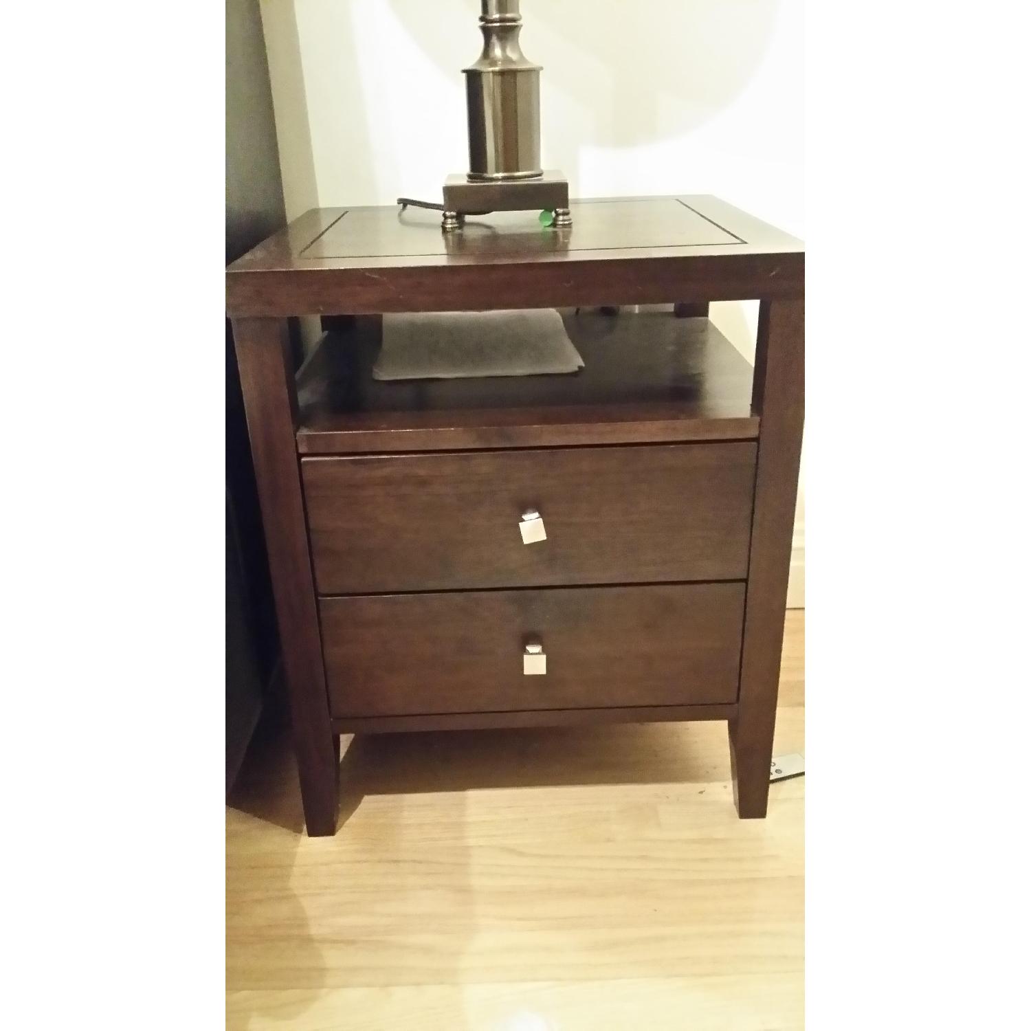 Aristo 2-Drawer Nightstand - image-1