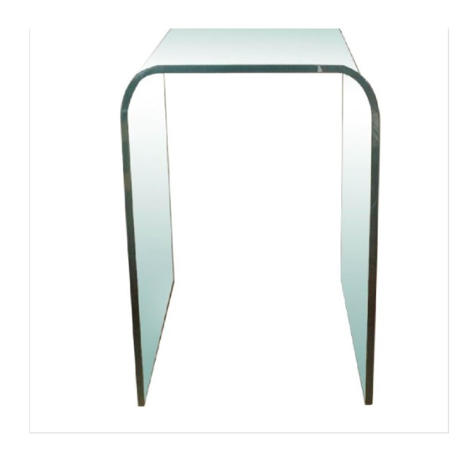 Storehouse Furniture Retro Glass Coffee Table + Matching Side Tables - image-1