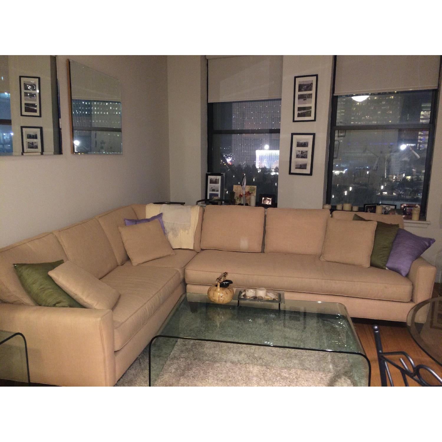 Storehouse Furniture Retro Glass Coffee Table + Matching Side Tables - image-6